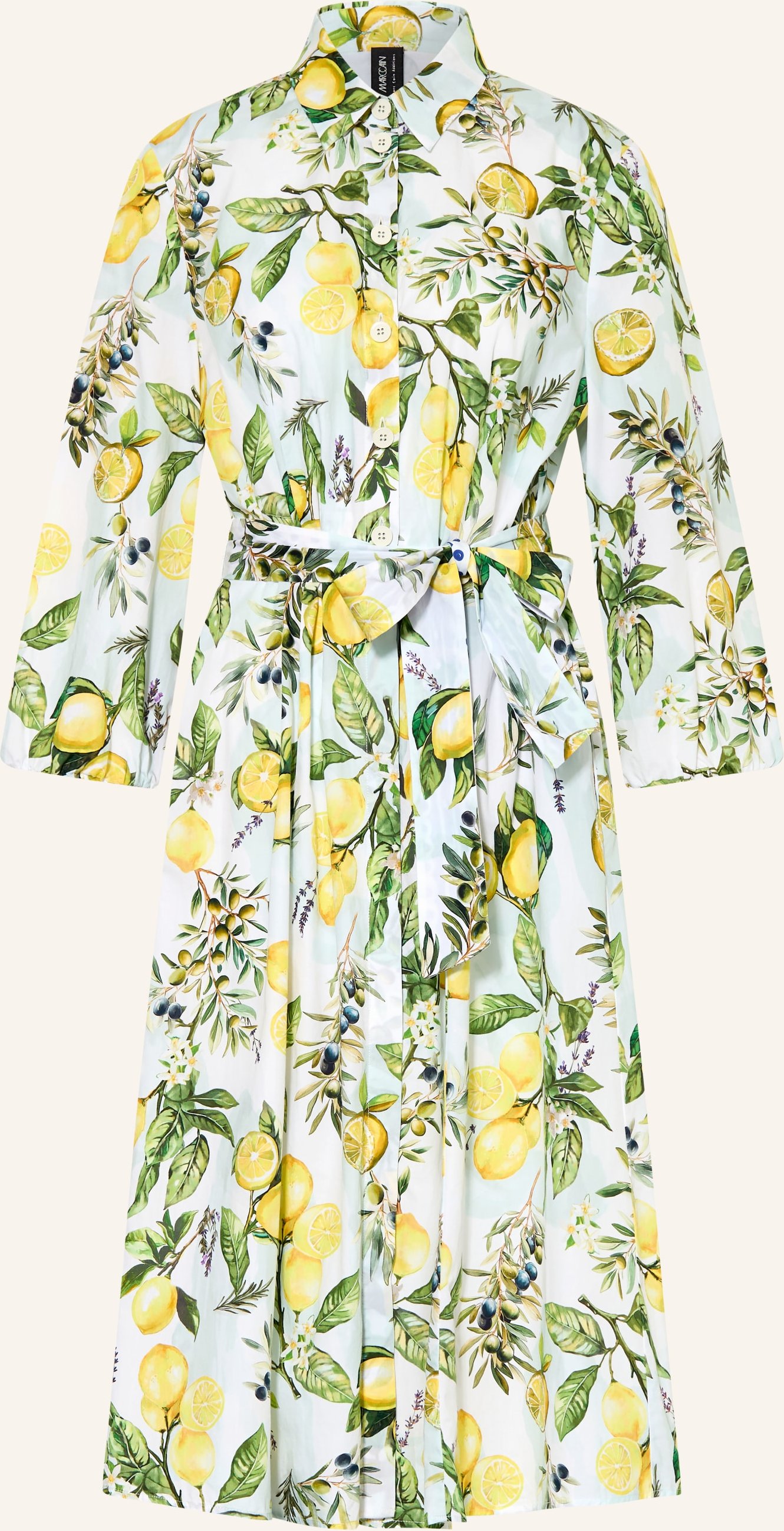 Marc Cain Hemdblusenkleid Mit 3/4-Arm weiss