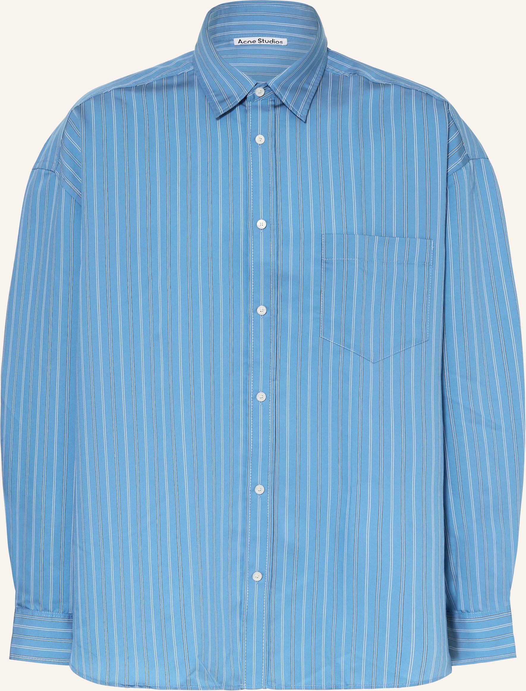 Acne Studios Hemd Comfort Fit blau