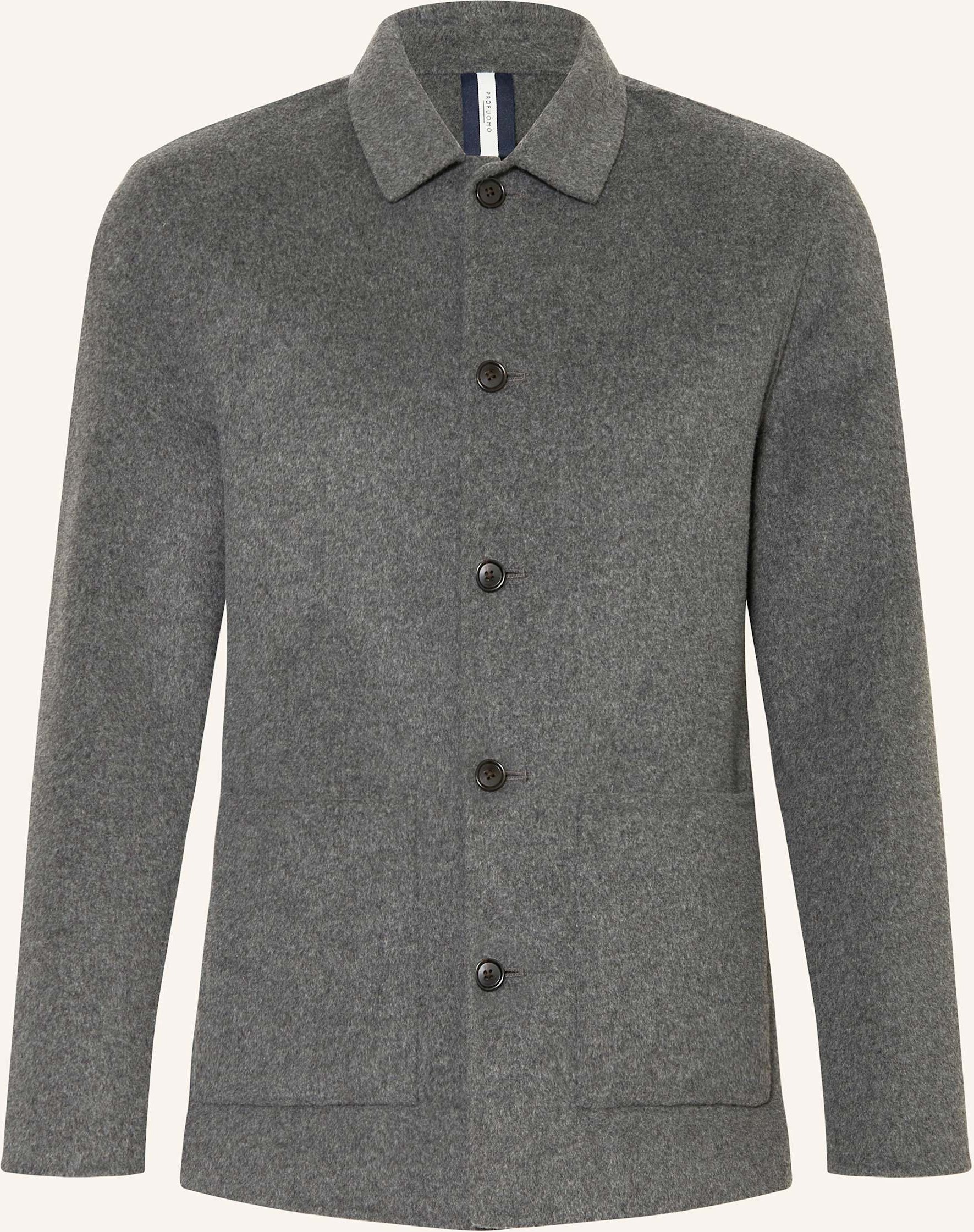 Profuomo Overshirt grau