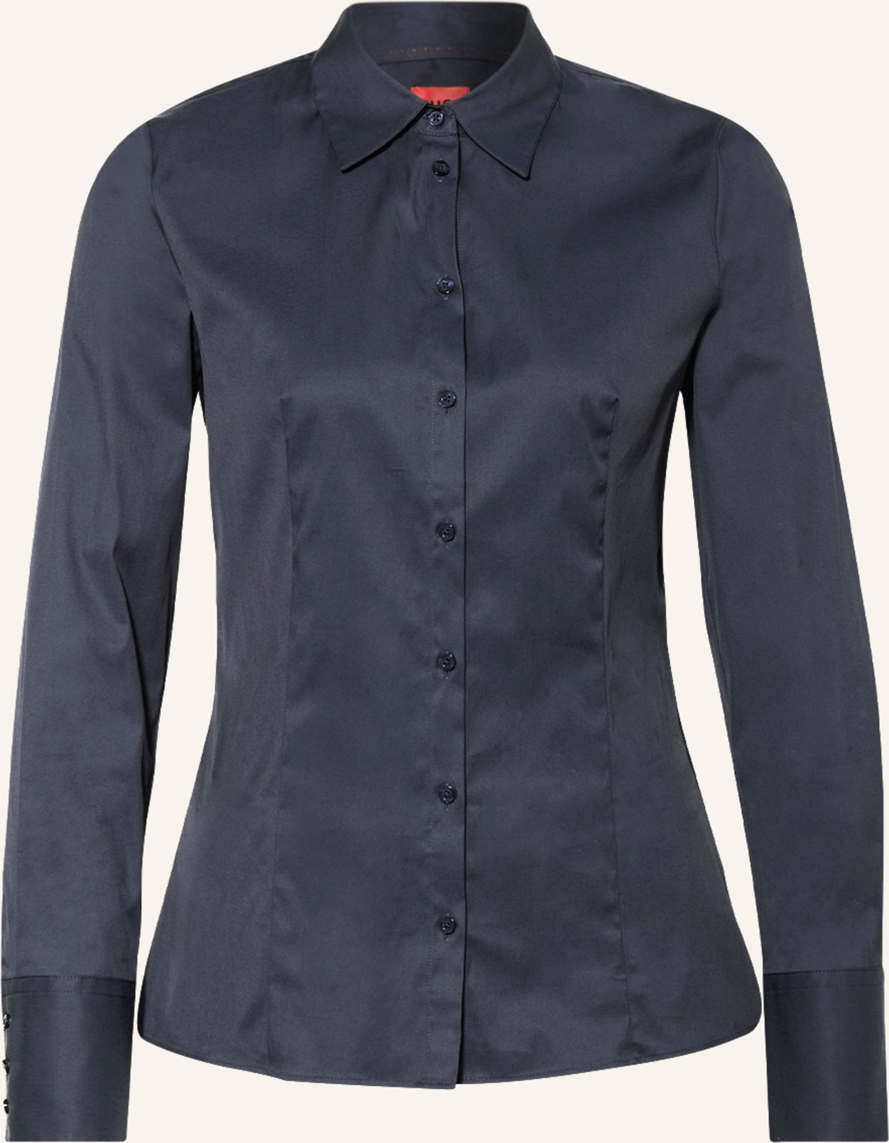 Hugo Hemdbluse The Fitted Shirt blau