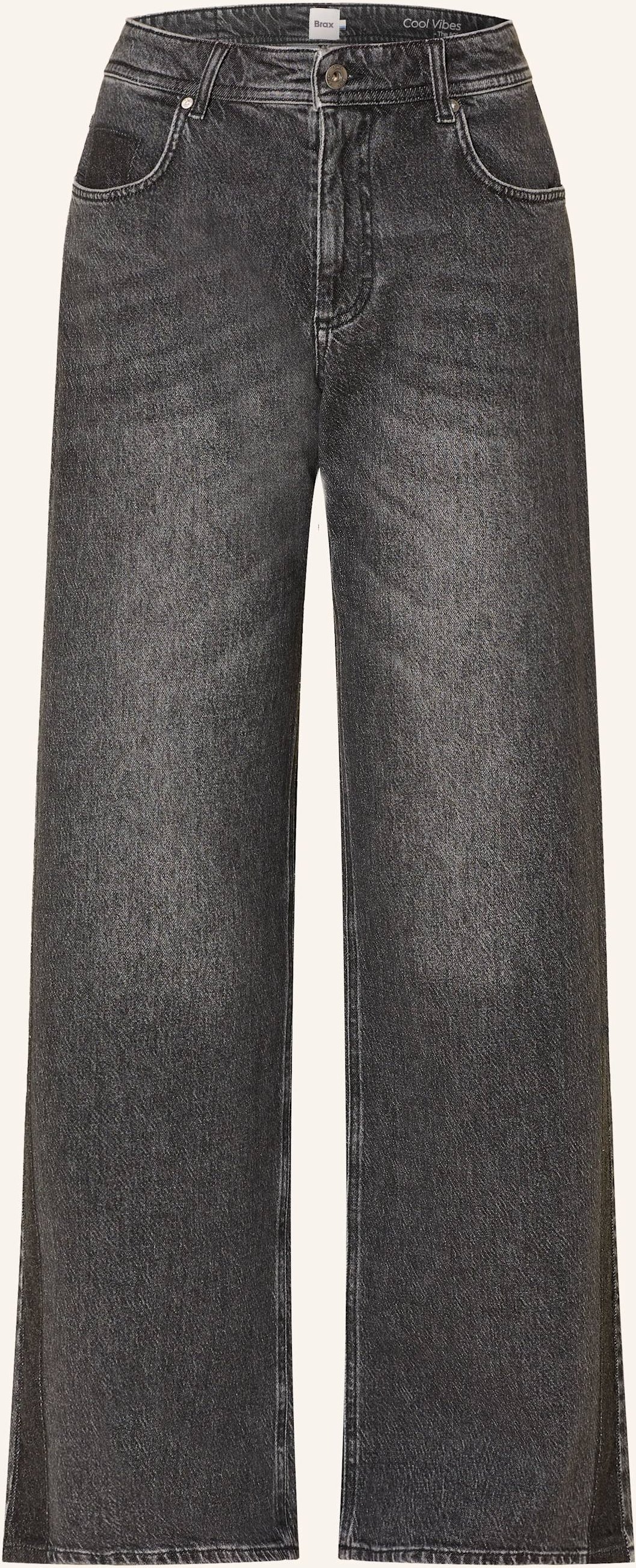 Brax Wide Leg Jeans Morgan grau