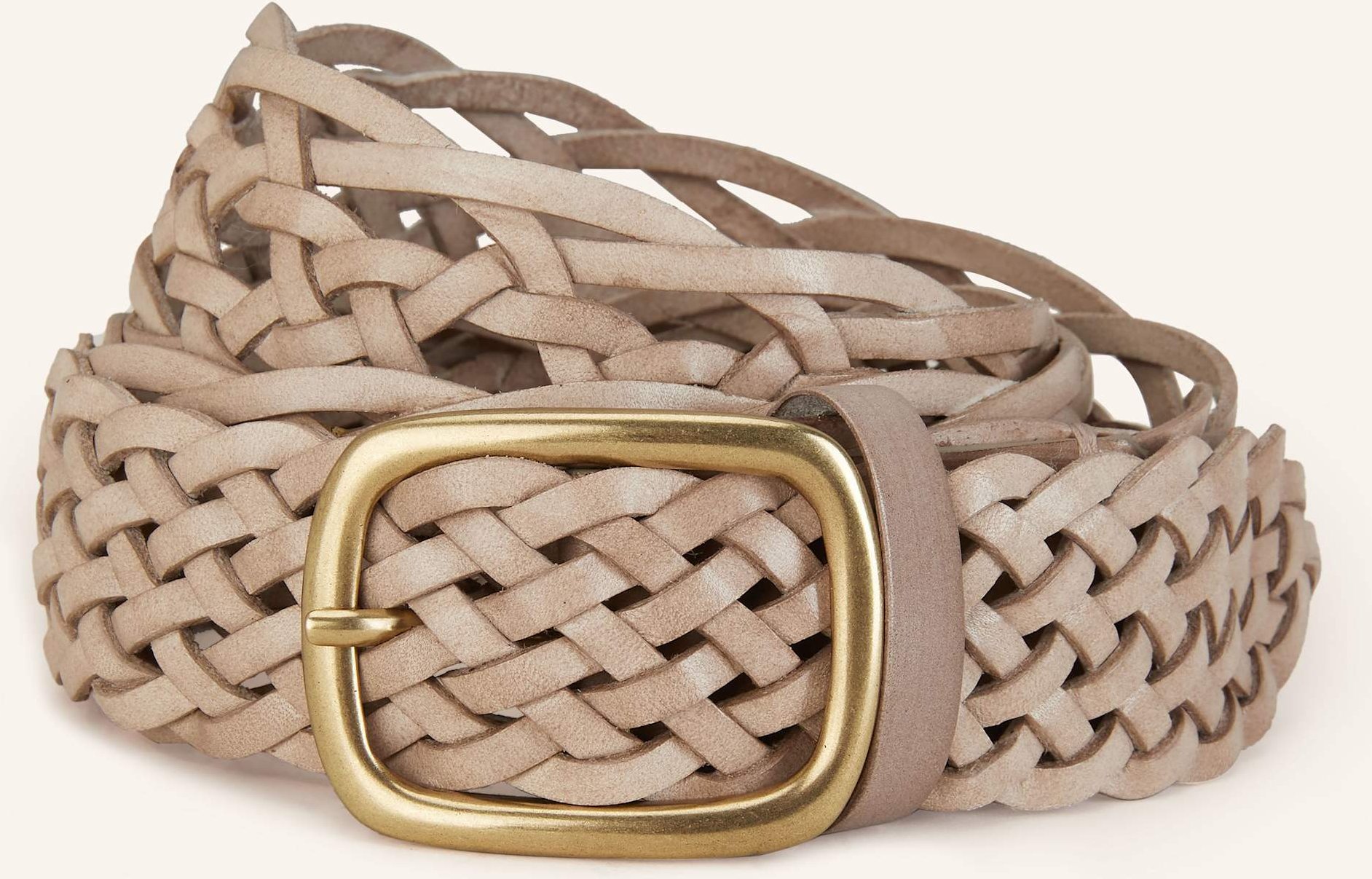 Reptile's House Ledergürtel Amy beige