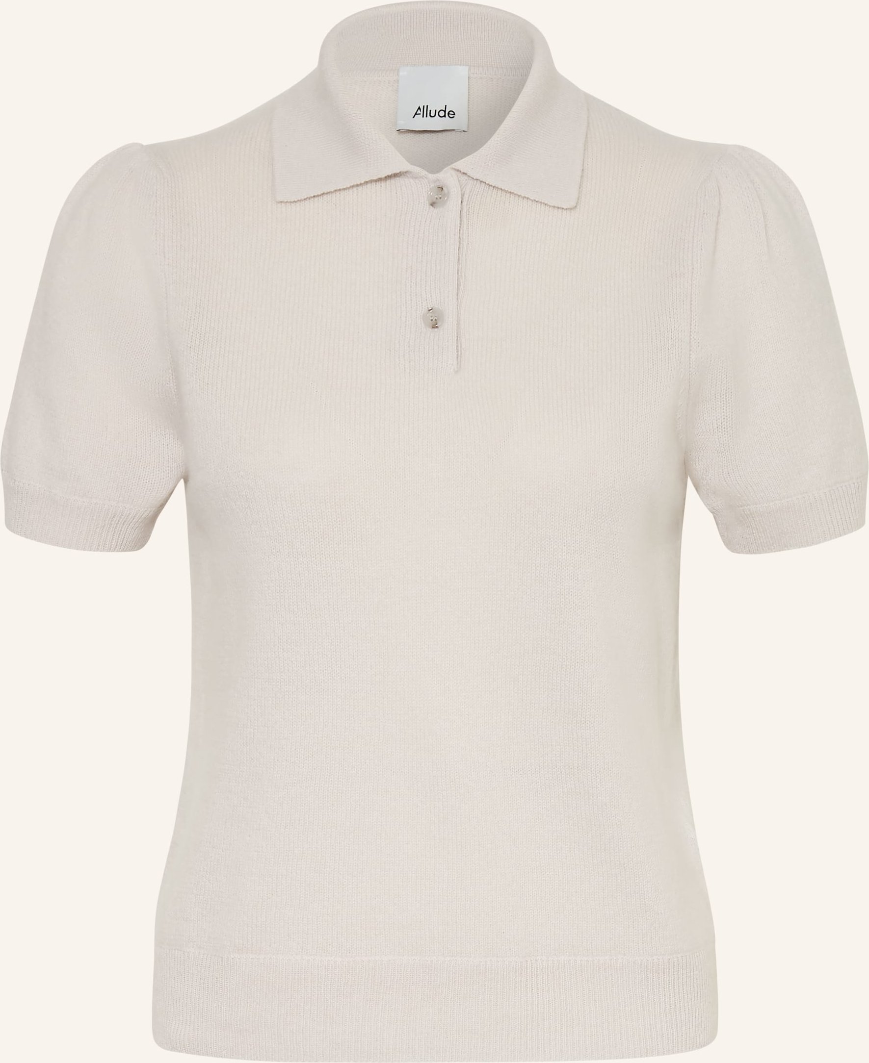 Allude Strickshirt Aus Cashmere grau