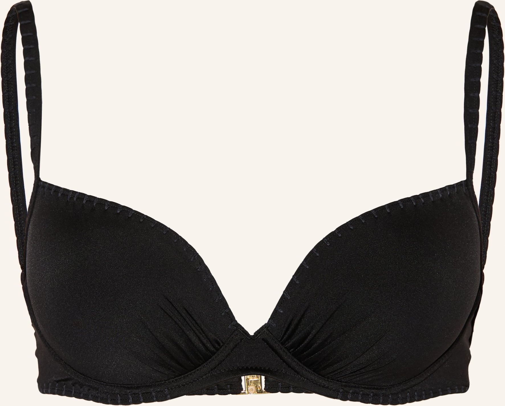 Watercult Bügel-Bikini-Top Crafted Essentials schwarz