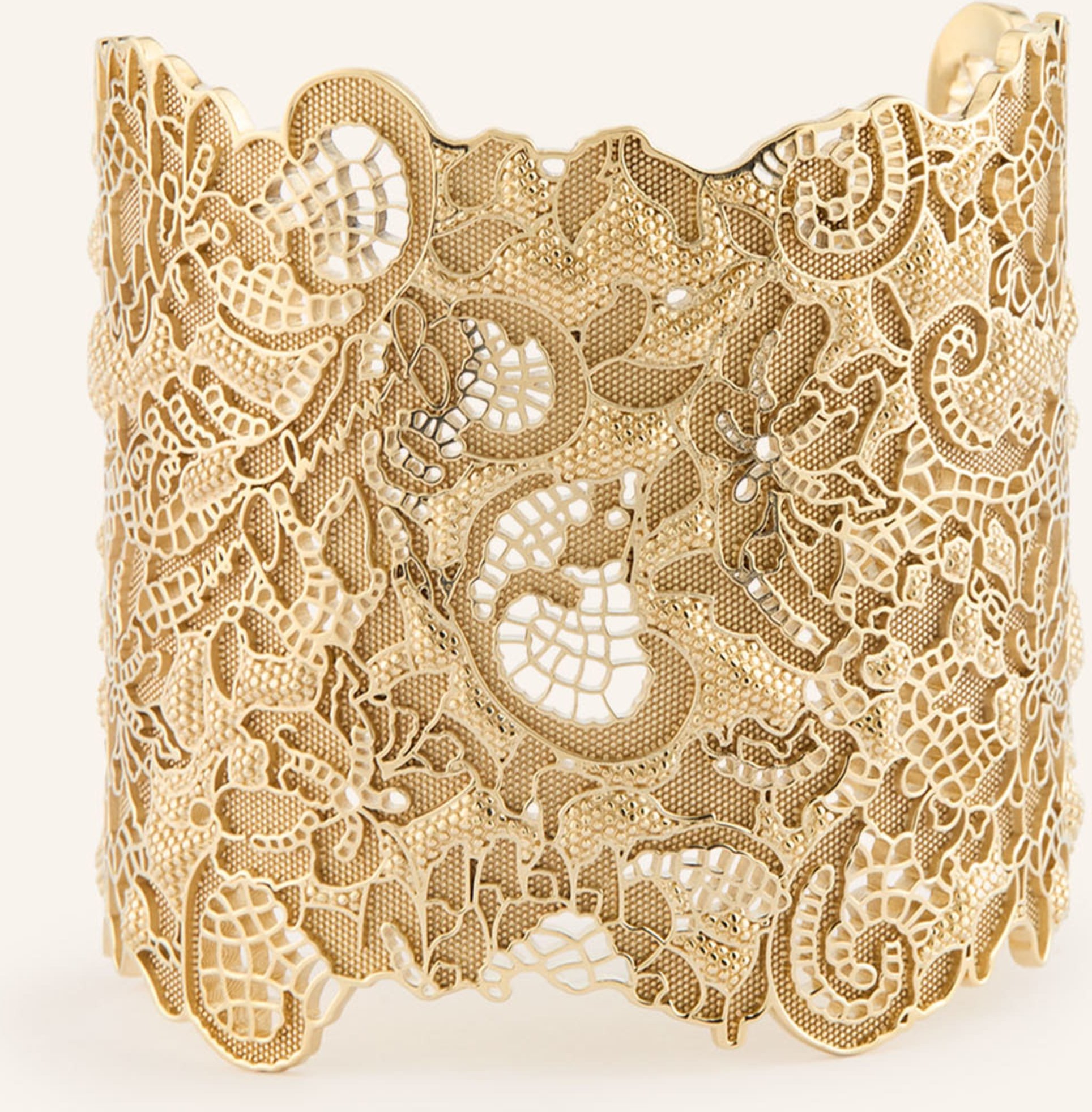 Jimmy Choo Armreif Lace Cut-Out gold