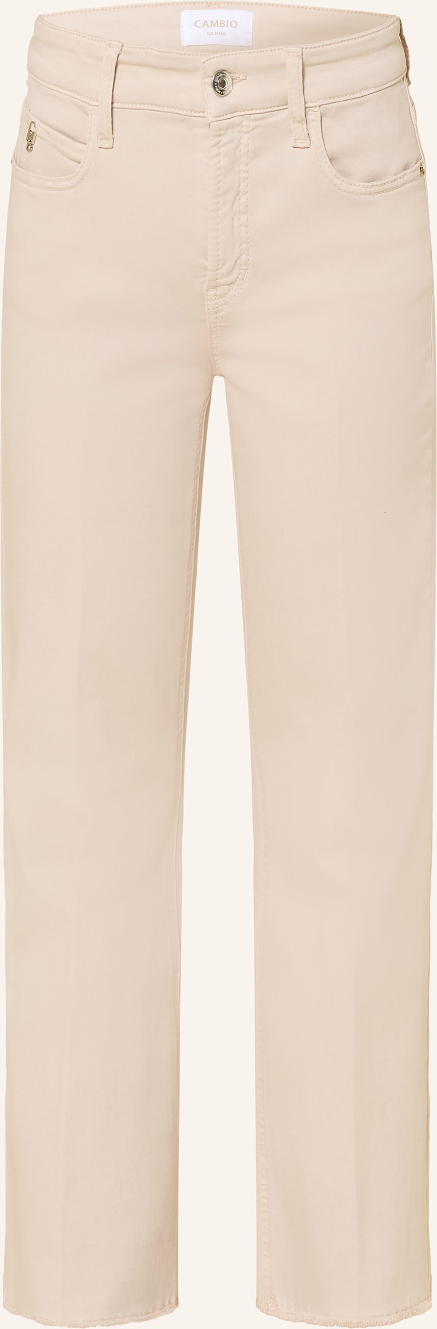 Cambio Bootcut Jeans Francesca beige