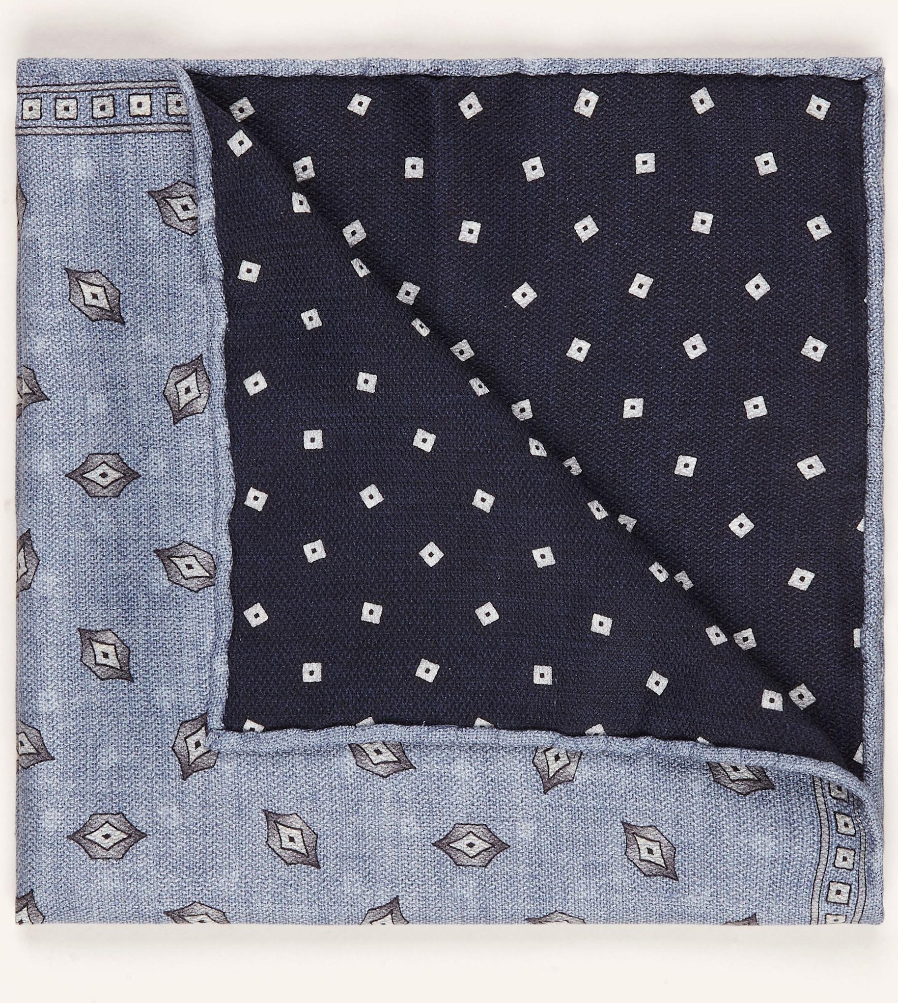 Brunello Cucinelli Seidentuch blau