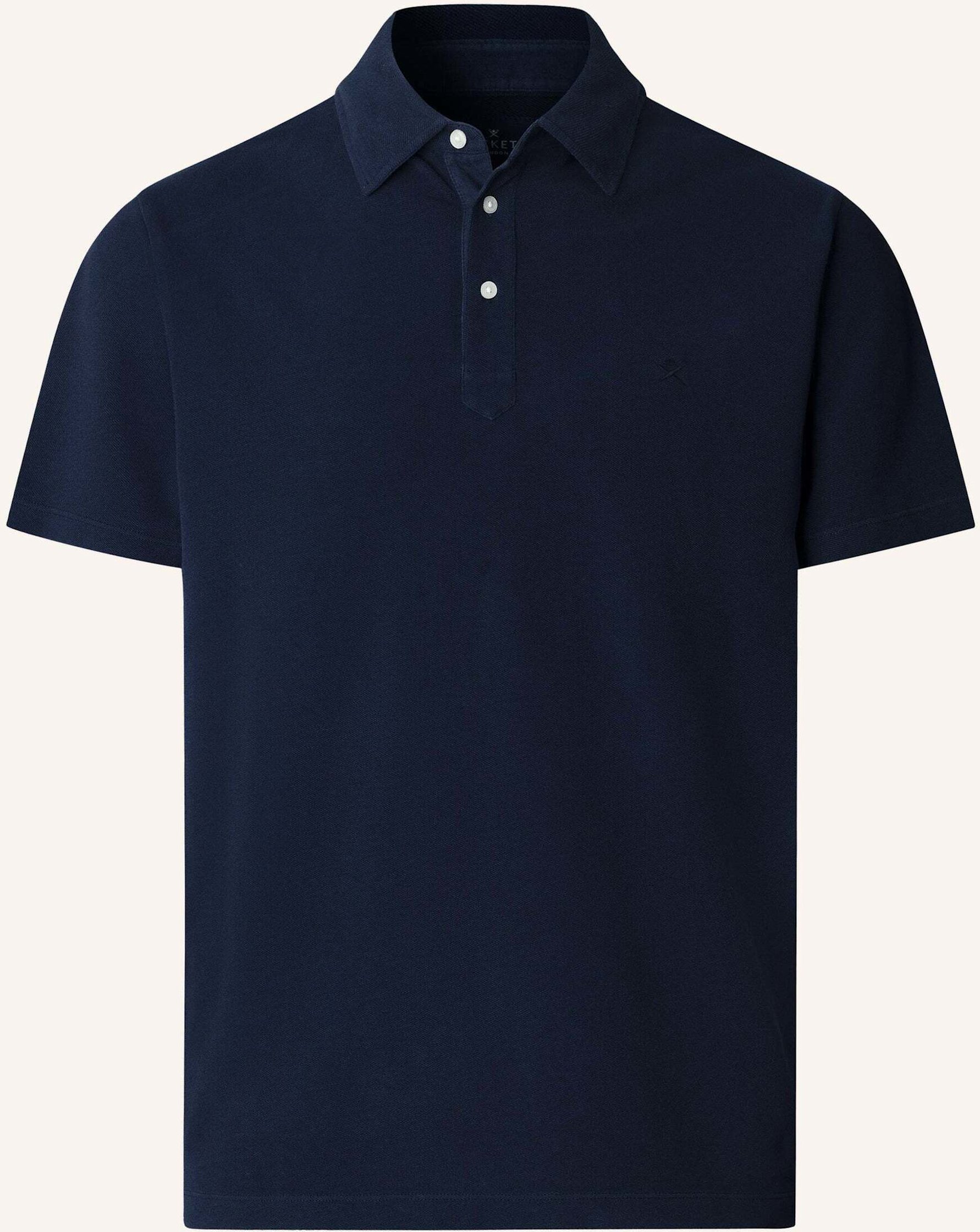 Hackett London Poloshirt Gmd Pique Ss blau