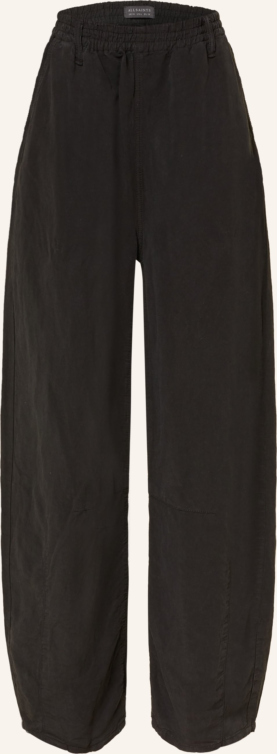 Allsaints Hose Jett Mit Leinen schwarz