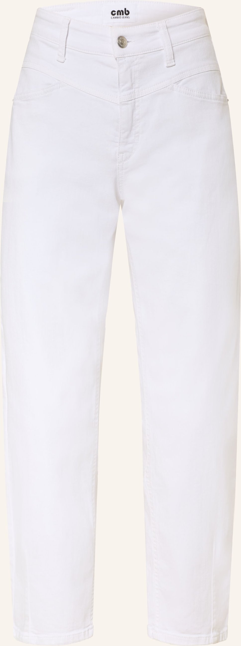 Cambio Barrel Jeans Elin weiss