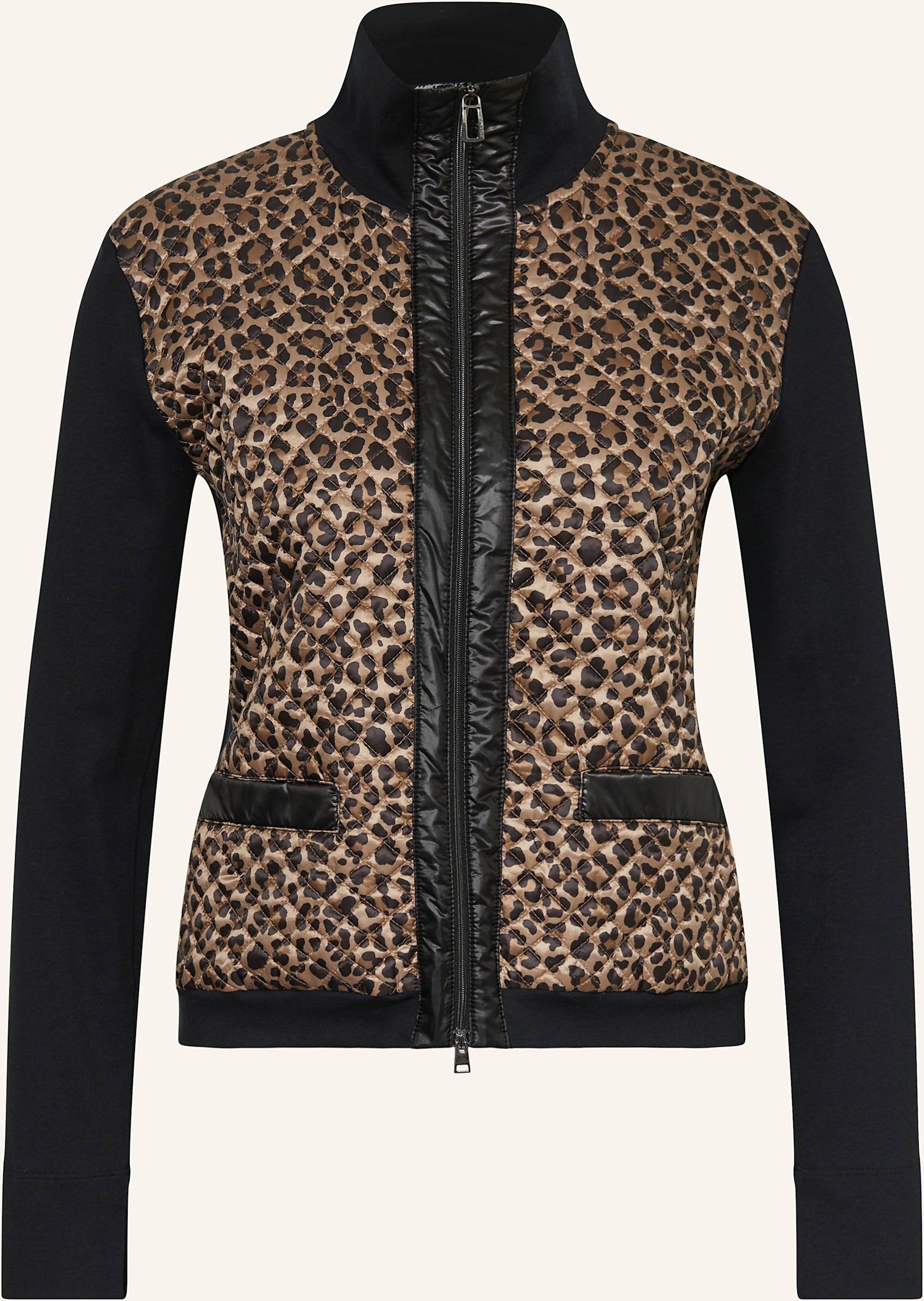 Marc Cain Strickjacke Im Materialmix schwarz