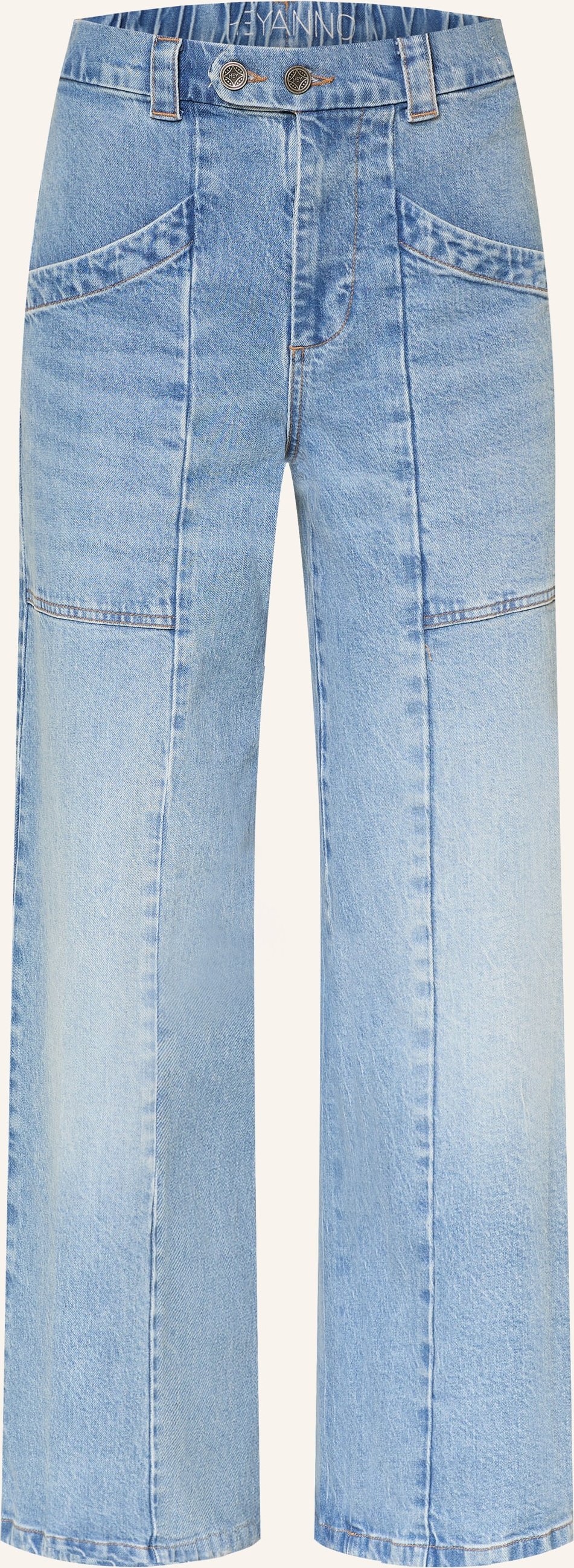 Heyanno Wide Leg Jeans Mmhfair blau