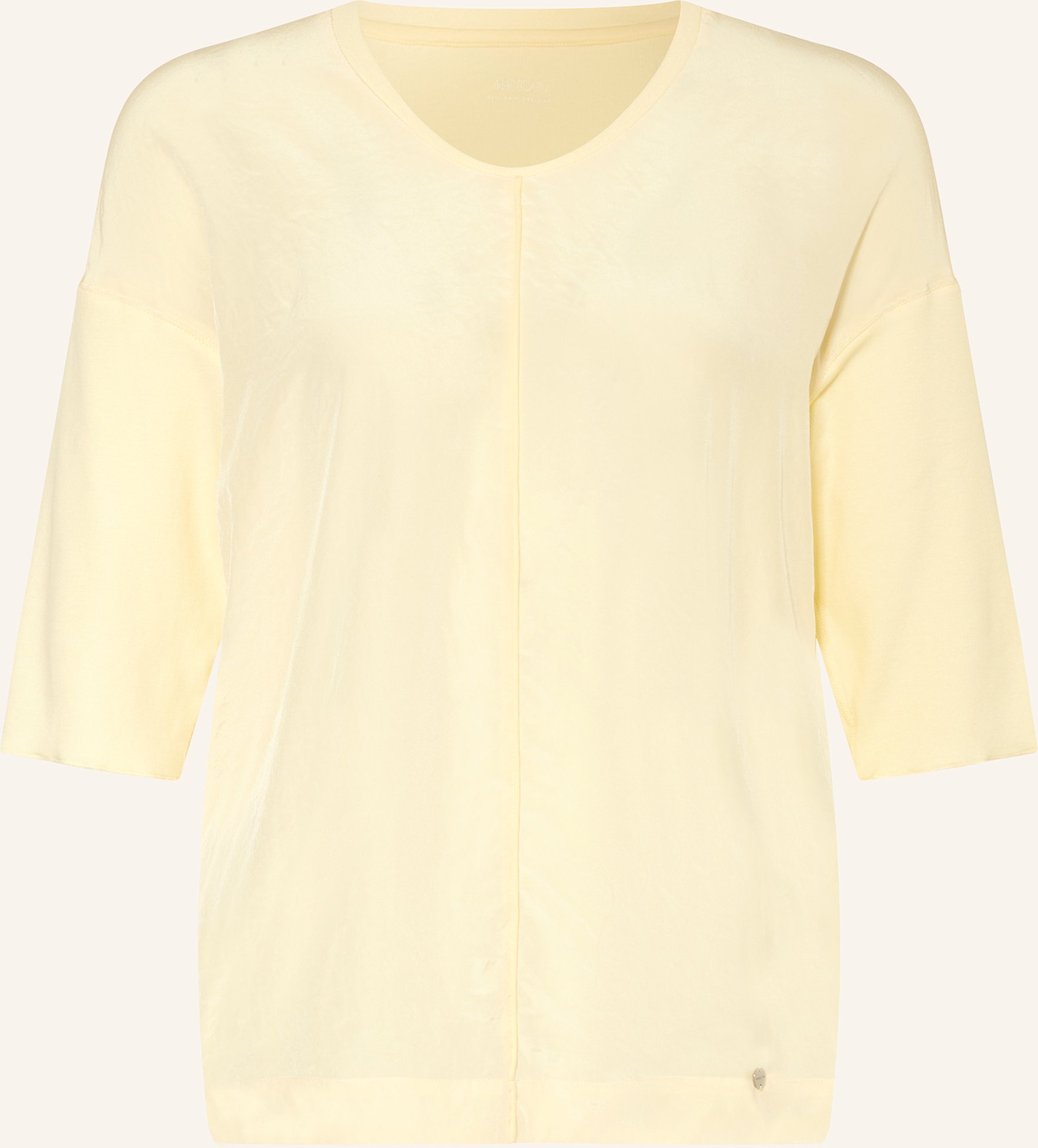 Marc Cain Blusenshirt Im Materialmix gelb