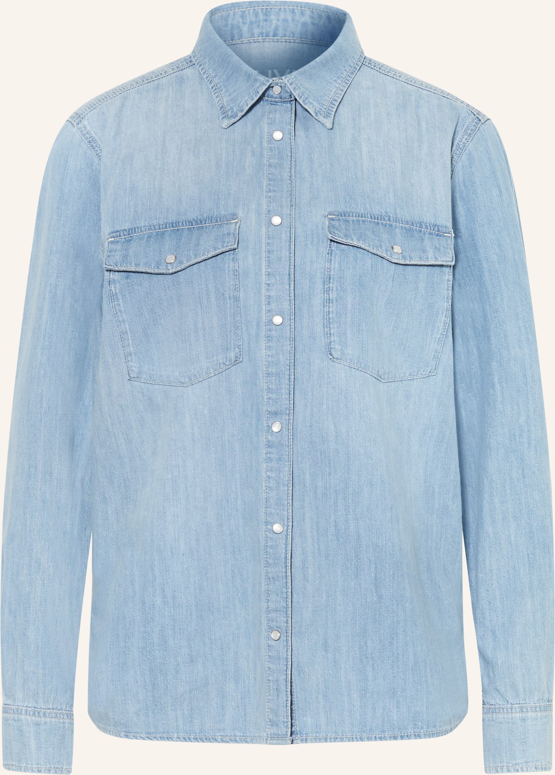 Juvia Jeansbluse Madlin blau