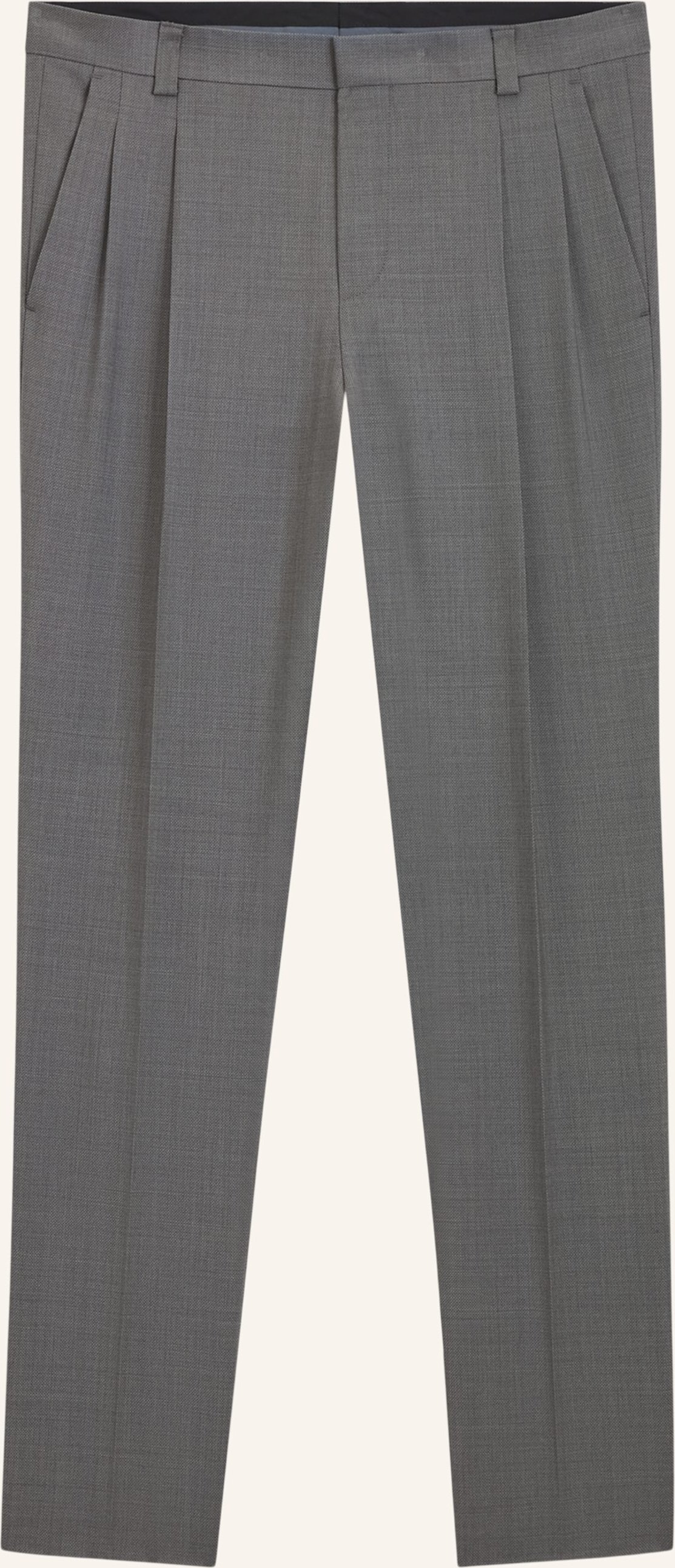 Hugo Business Hose Hesten261F1X Extra-Slim Fit grau