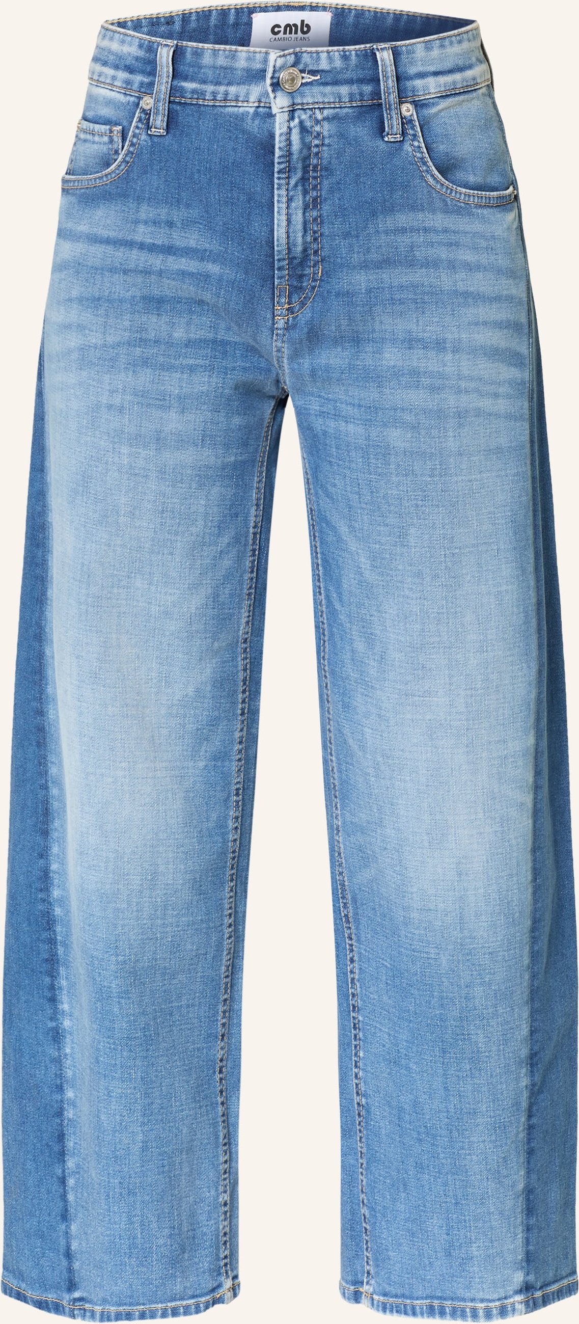 Cambio Barrel Jeans Oria blau