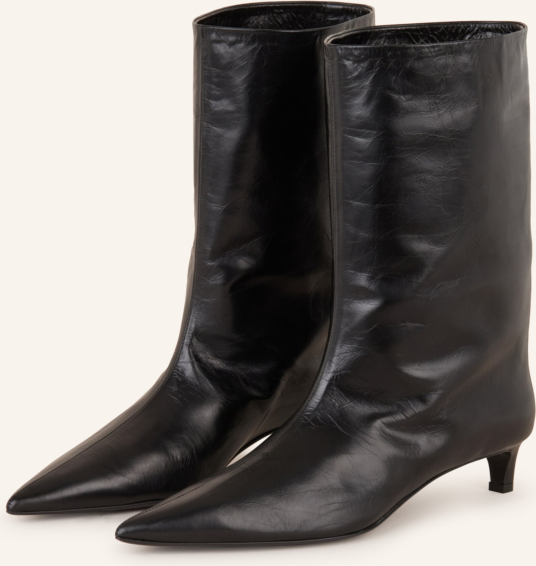 Jil Sander Stiefeletten schwarz