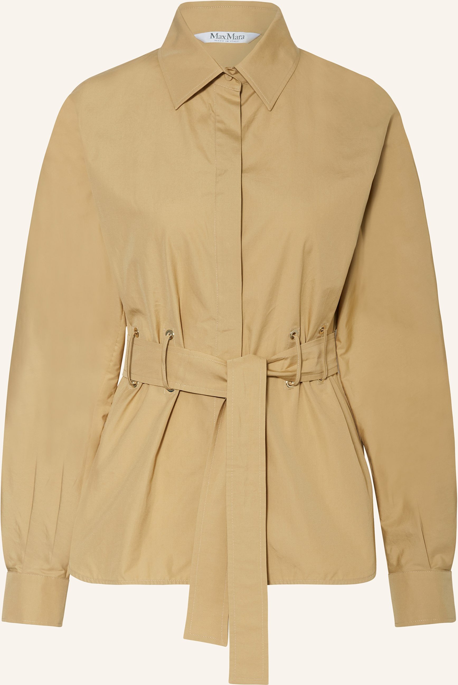 Max Mara Hemdbluse Juglas beige