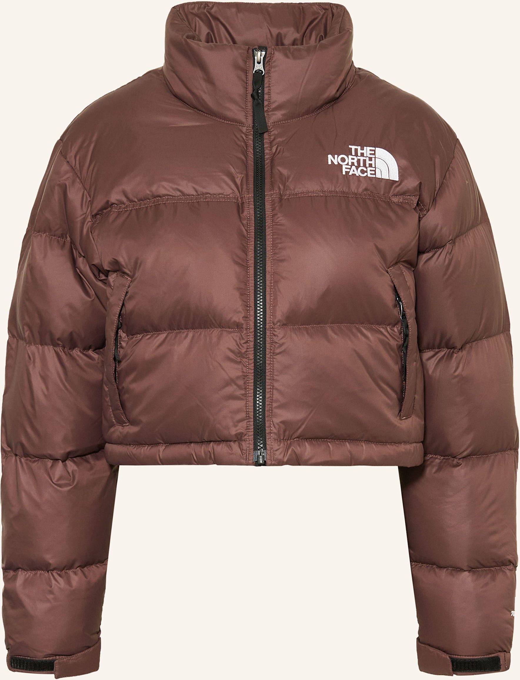 The North Face Cropped-Daunenjacke lila