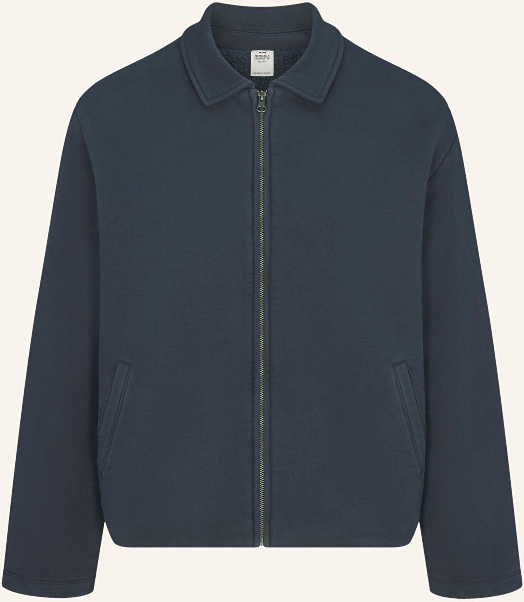 Skims Lounge-Sweatjacke Heavyweight Fleece blau