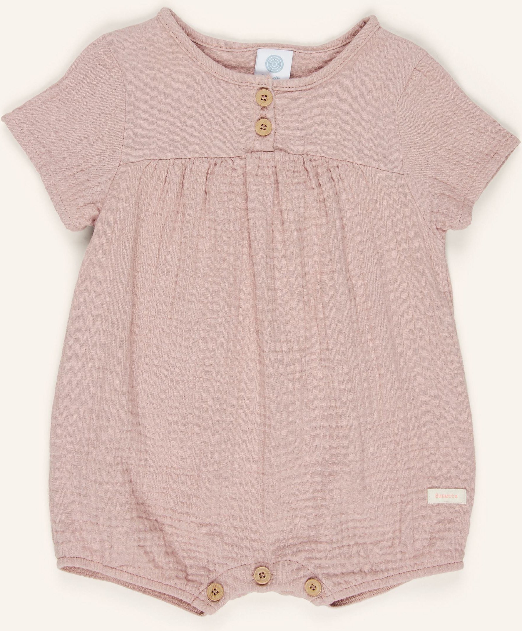 Sanetta Musselin-Body rosa