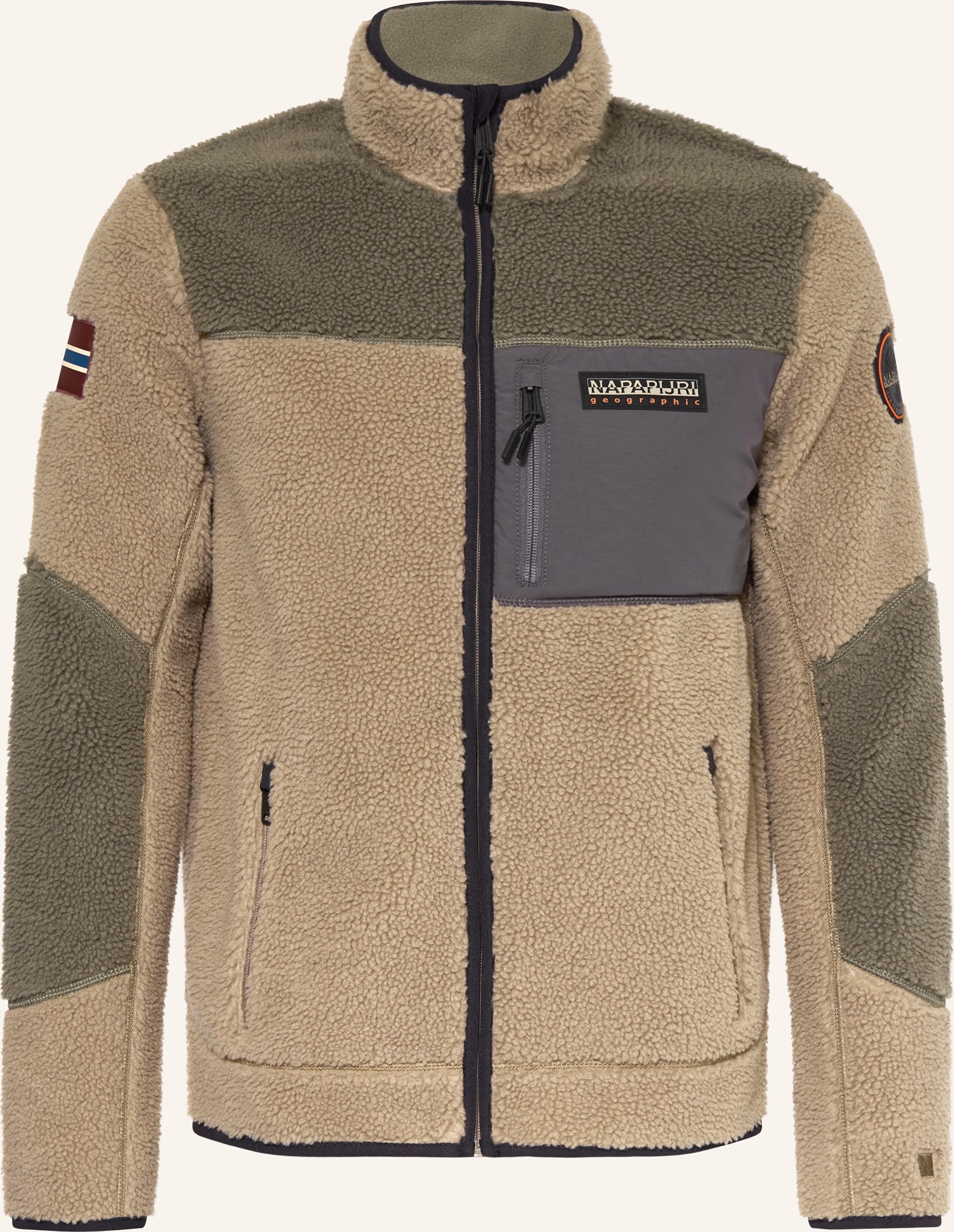 Napapijri Teddyfell-Jacke Yupik beige