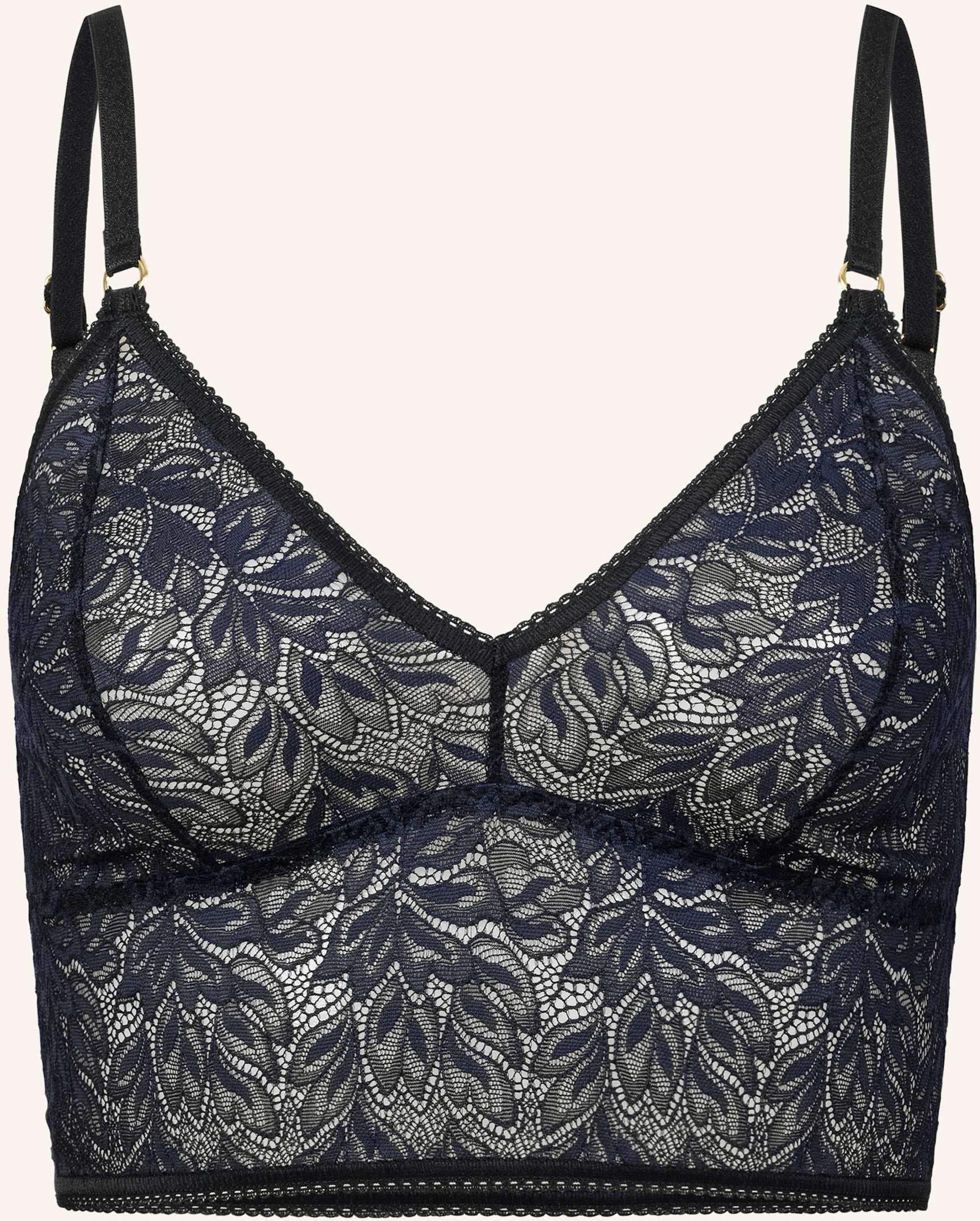 Thumbnail - Erlich Textil Bustier Iconic Lace Bralette Top schwarz