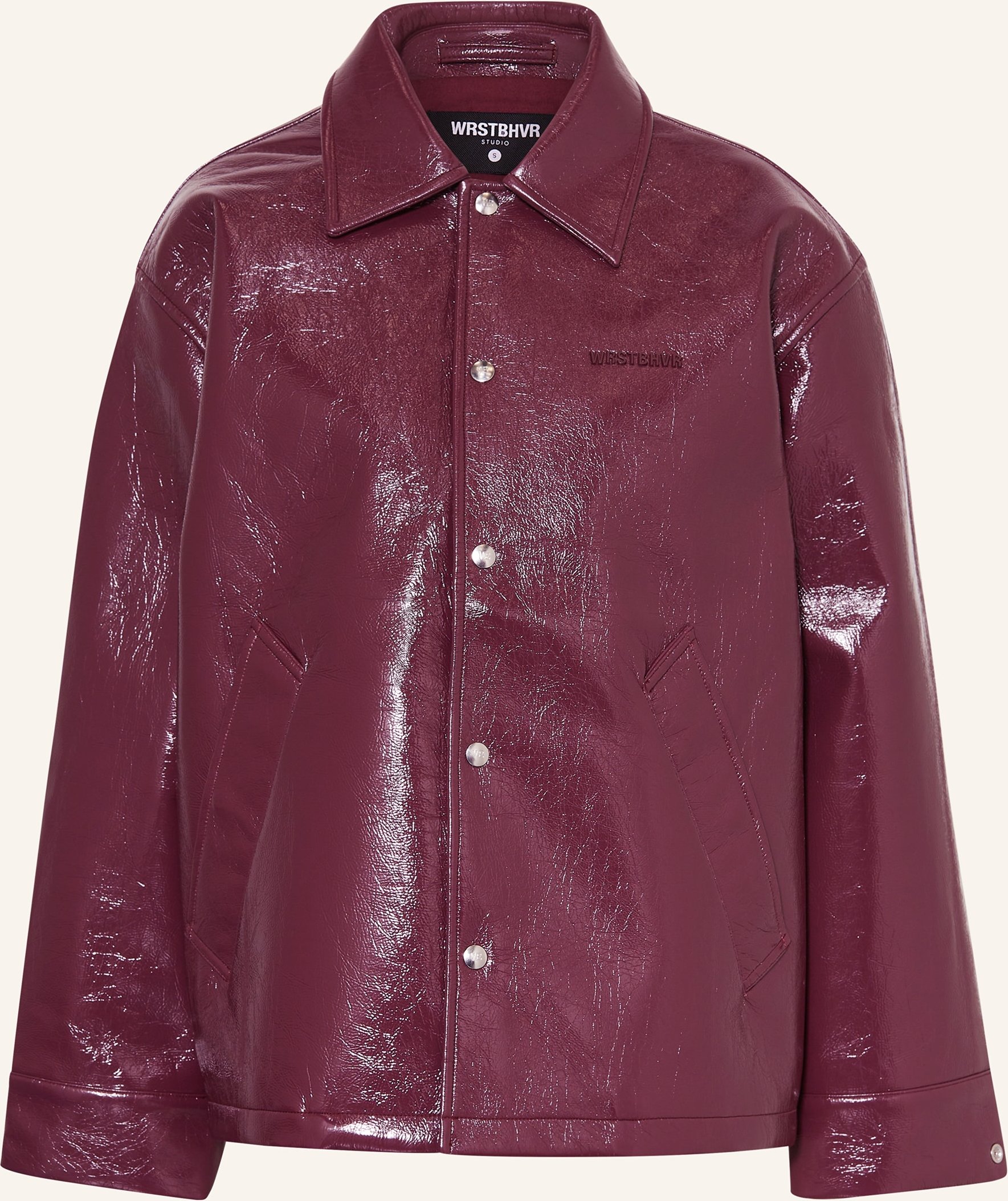 Wrstbhvr Jacke Zaneta In Lederoptik rot