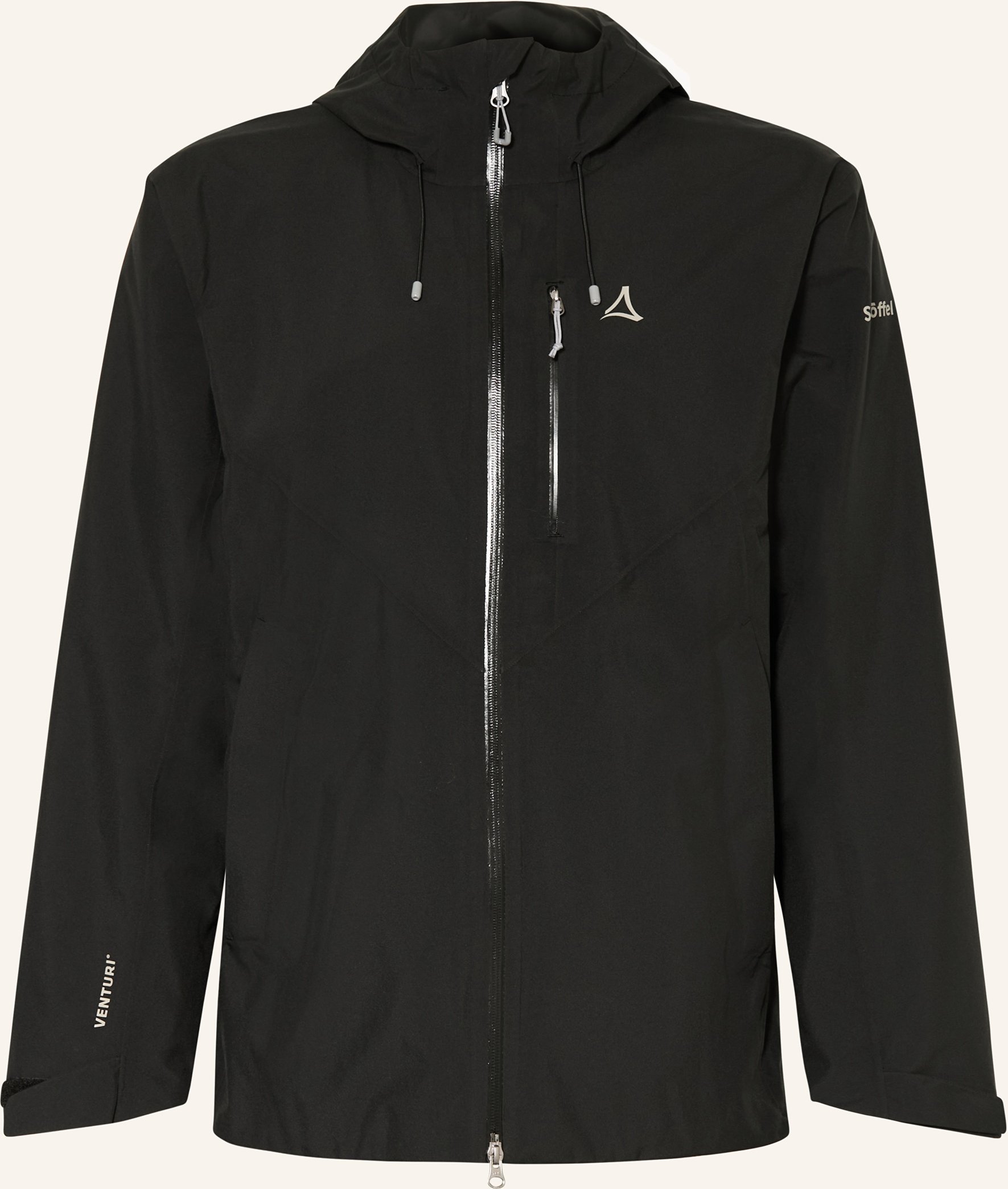 Schöffel Regenjacke Mauku schwarz