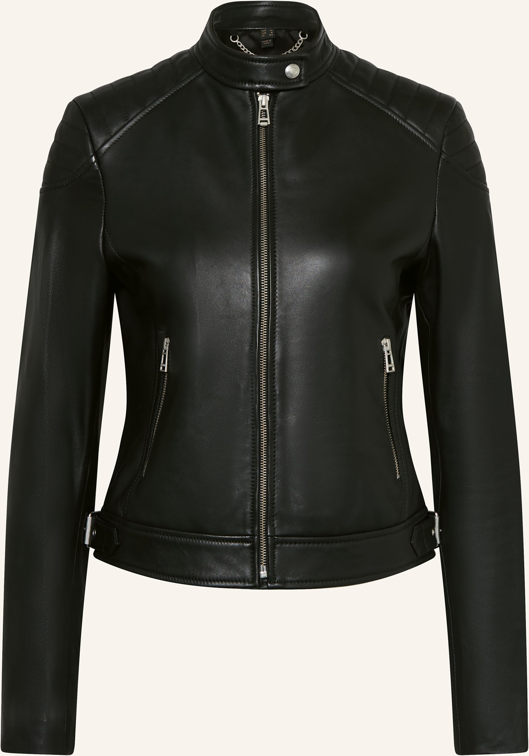 Belstaff Lederjacke Mollison schwarz