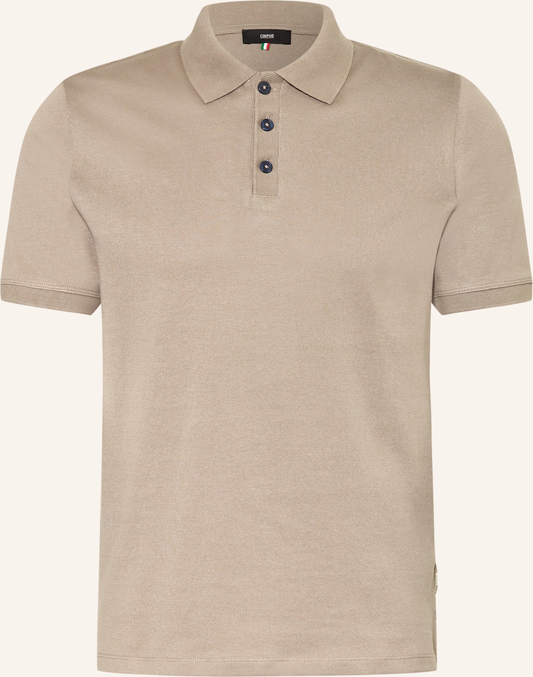 Cinque Jersey-Poloshirt Cibold beige