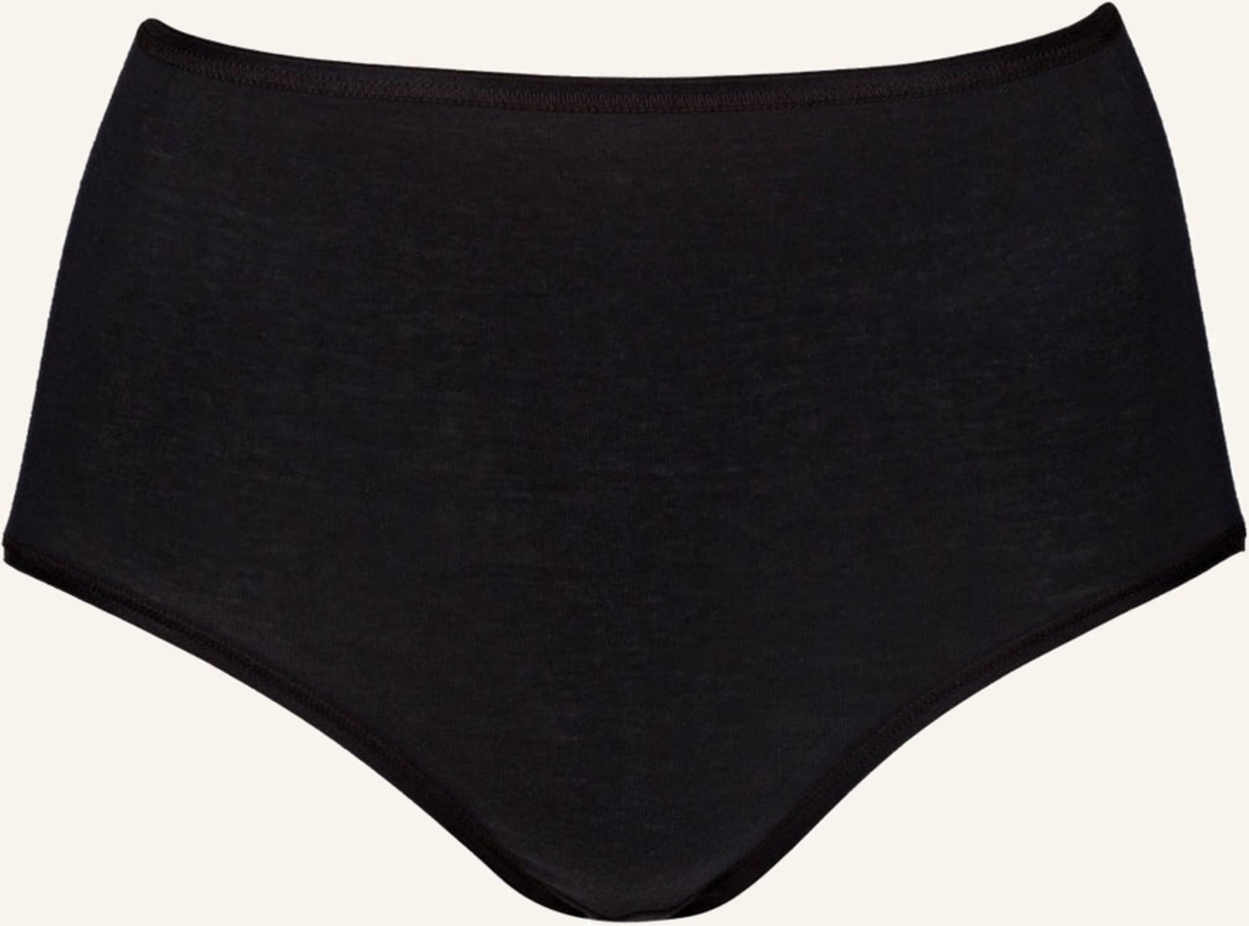 Hanro Taillenslip Cotton Seamless schwarz