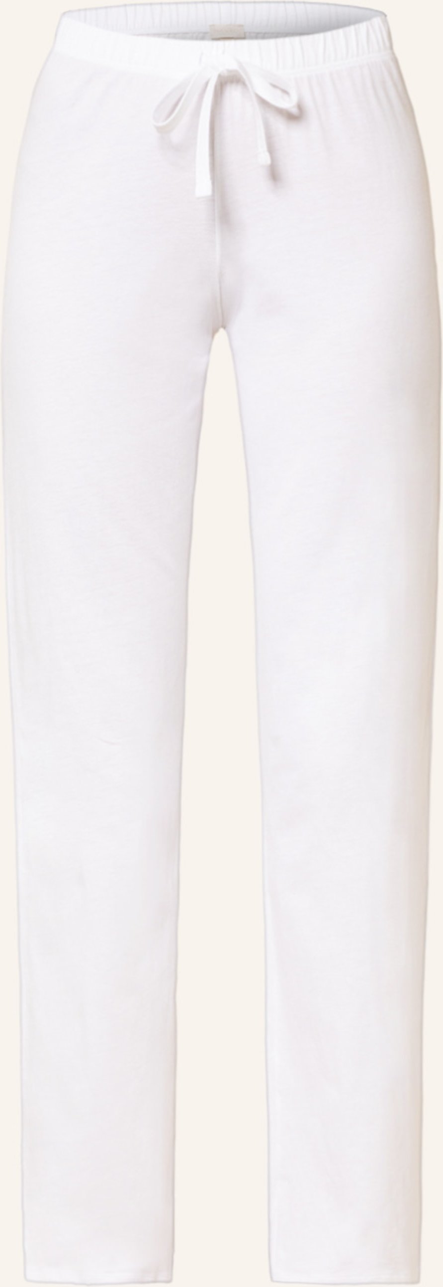 Hanro Lounge-Hose Natural Wear weiss