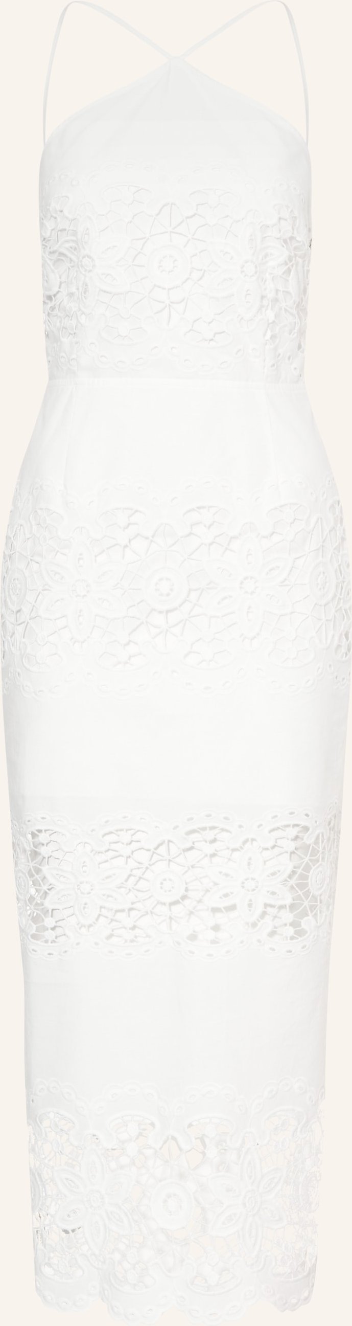 Patrizia Pepe Kleid Mit Spitze weiss