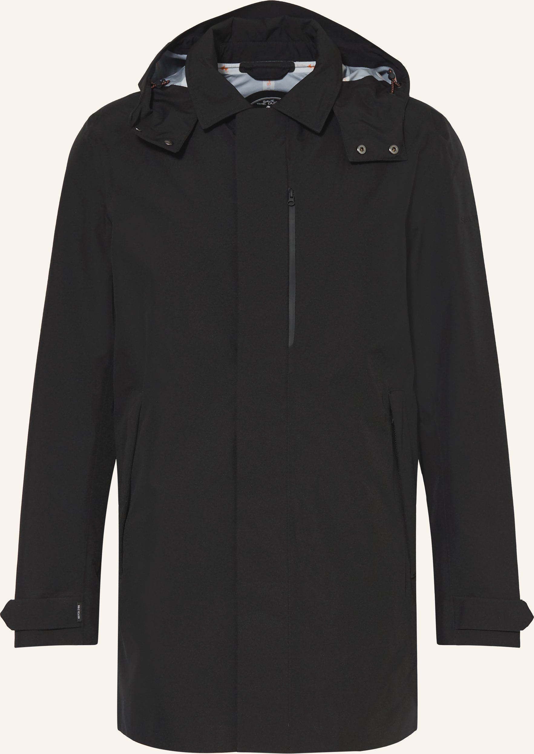 Save The Duck Parka Battersea Mit Abnehmbarer Kapuze schwarz