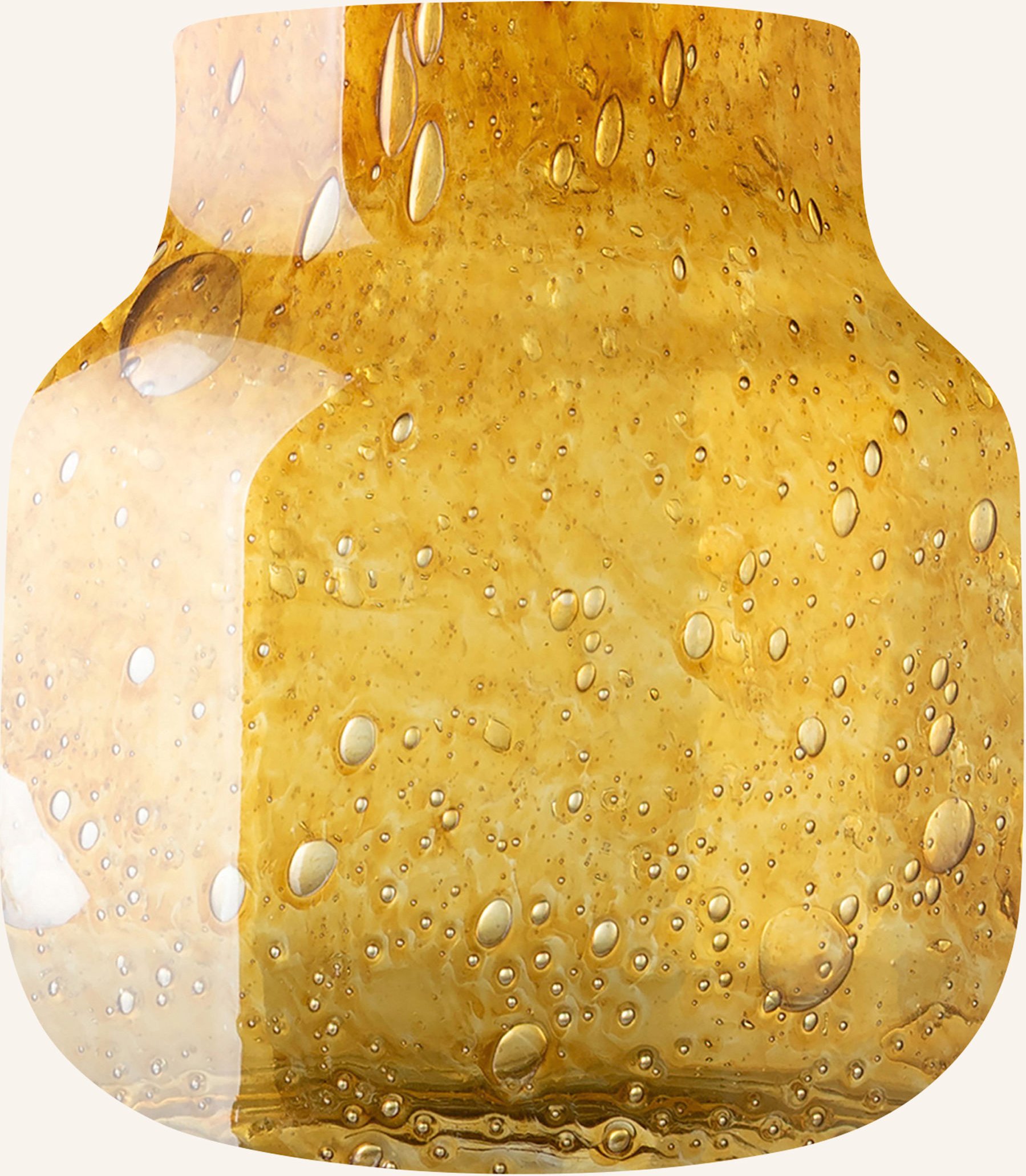 Fink Glasvase, Windlicht Solea gelb