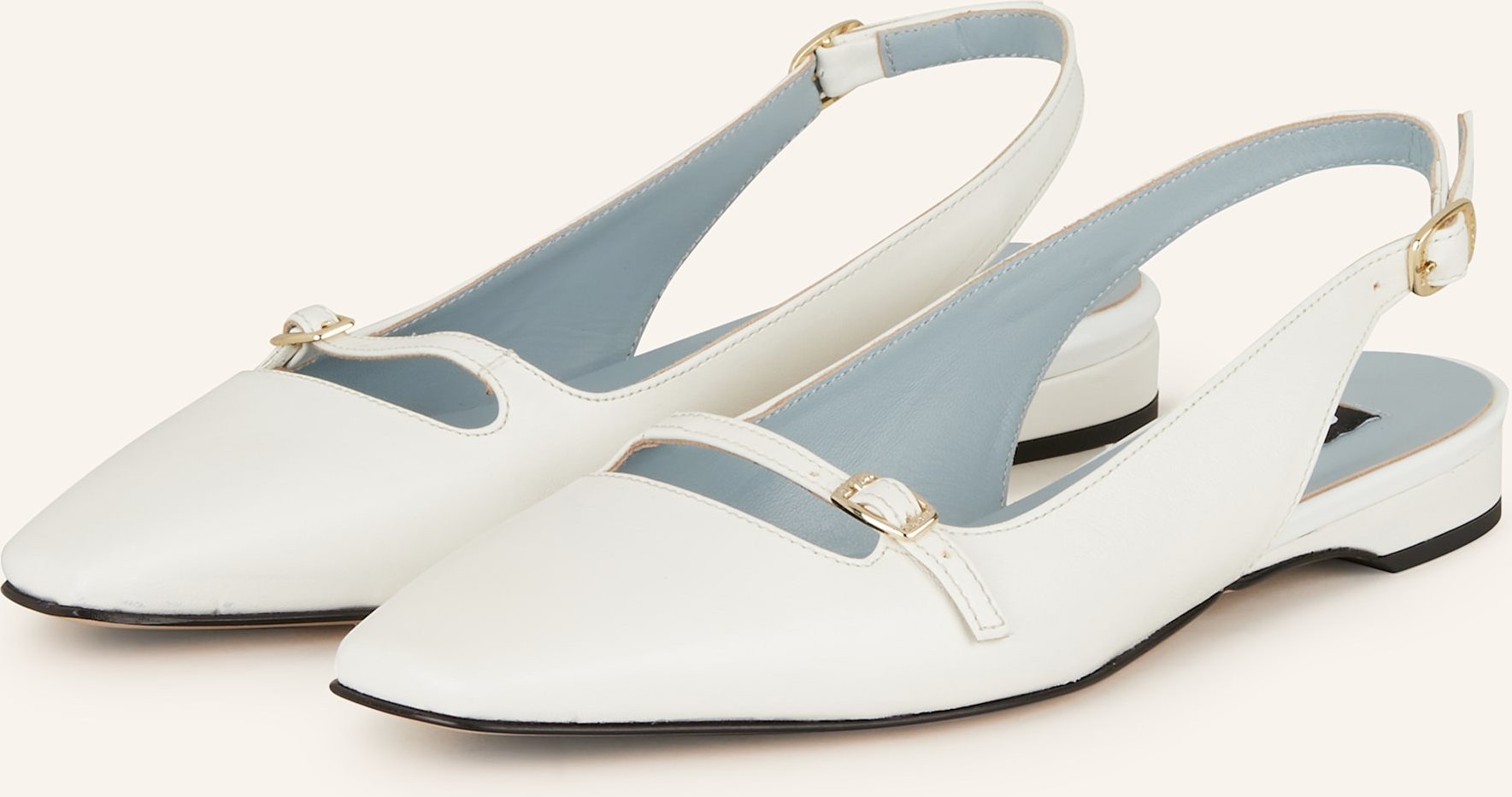 Thumbnail - Carel Slingballerinas Ninon weiss