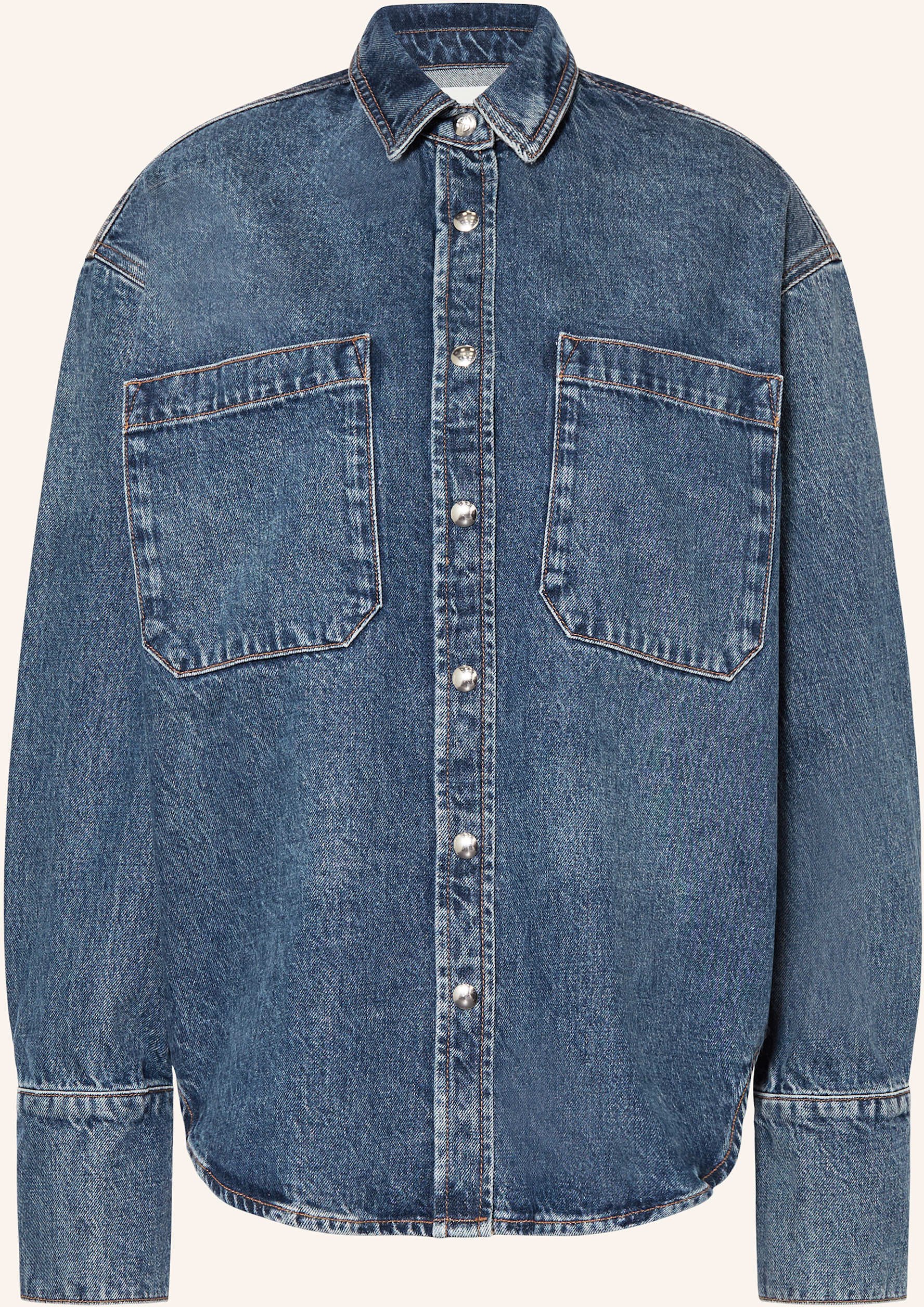 Anine Bing Jeansbluse Dante blau