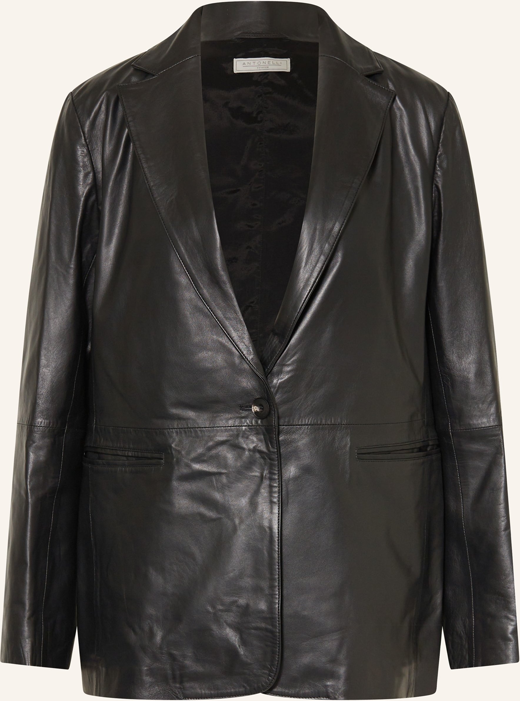 Antonelli Firenze Lederblazer Grappa schwarz
