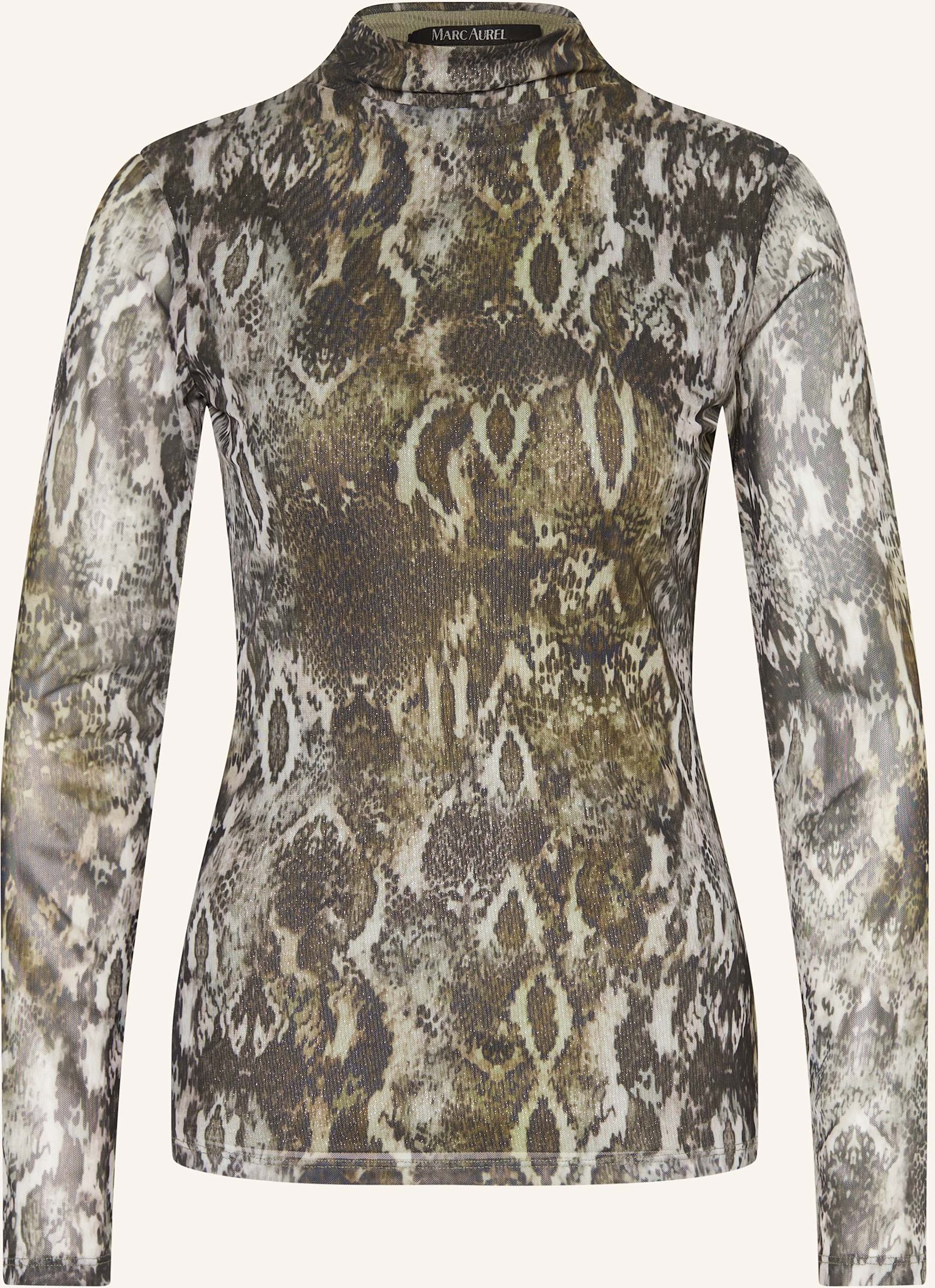 Thumbnail - Marc Aurel Longsleeve Aus Mesh gruen