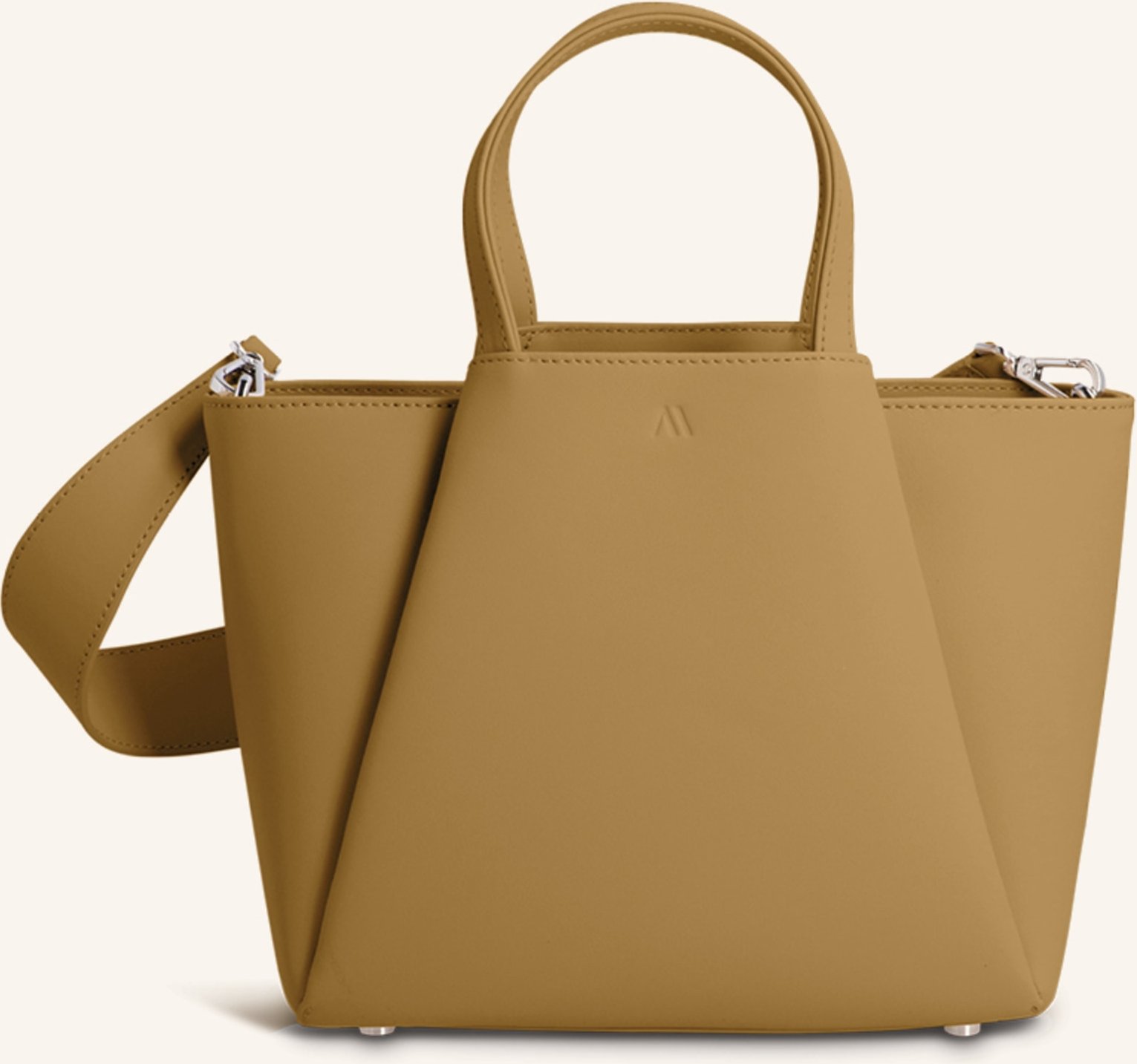 Kaai Umhängetasche Mini Pyramid gelb