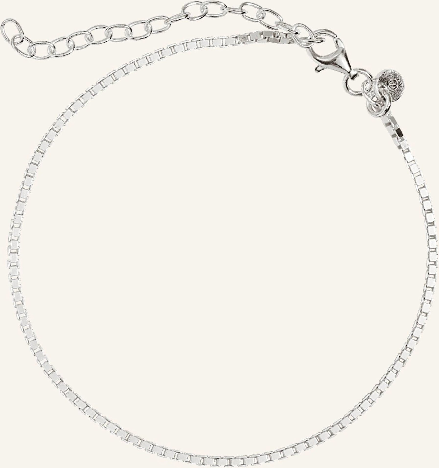 Pompidou Armband Box Chain By Glambou silber