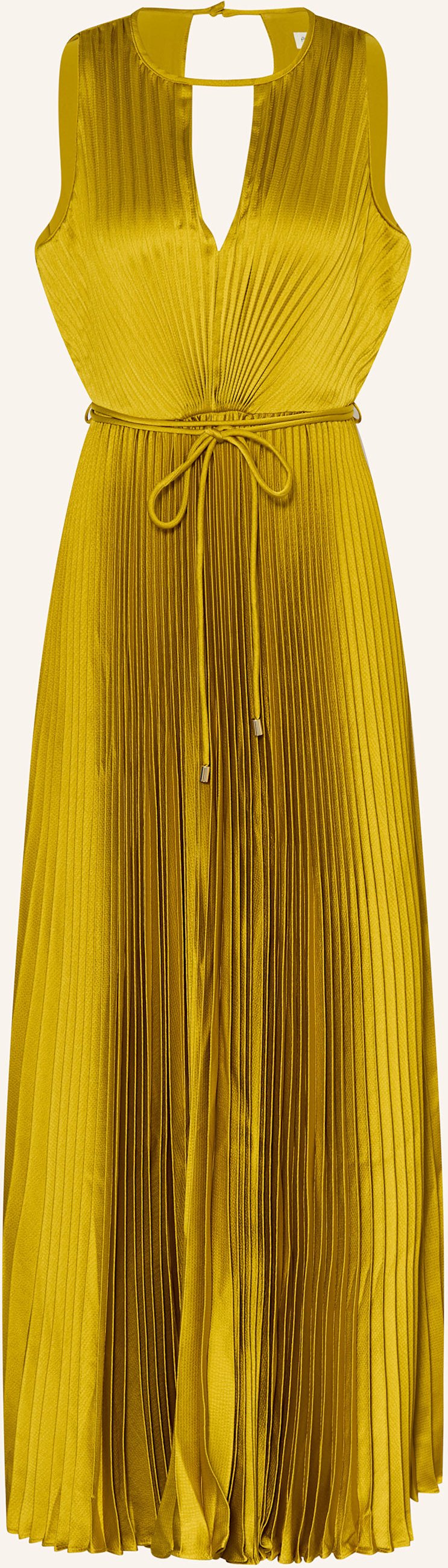 Phase Eight Kleid Dionne Mit Plissees gelb