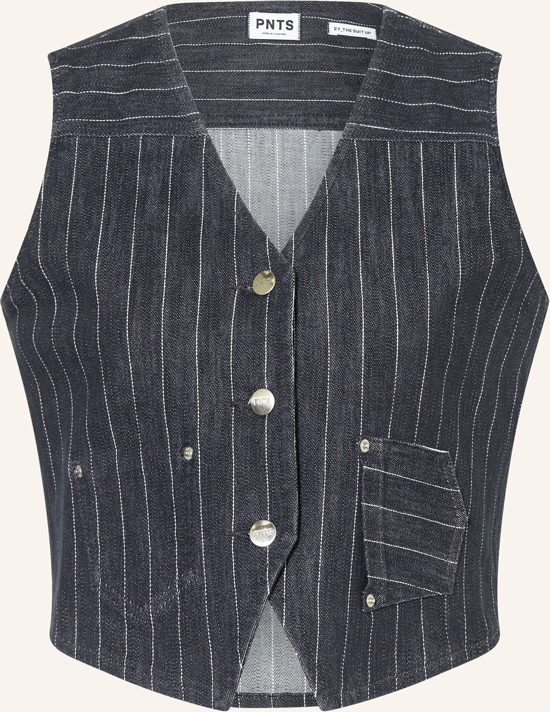 Pnts Jeansweste The Suit Up blau