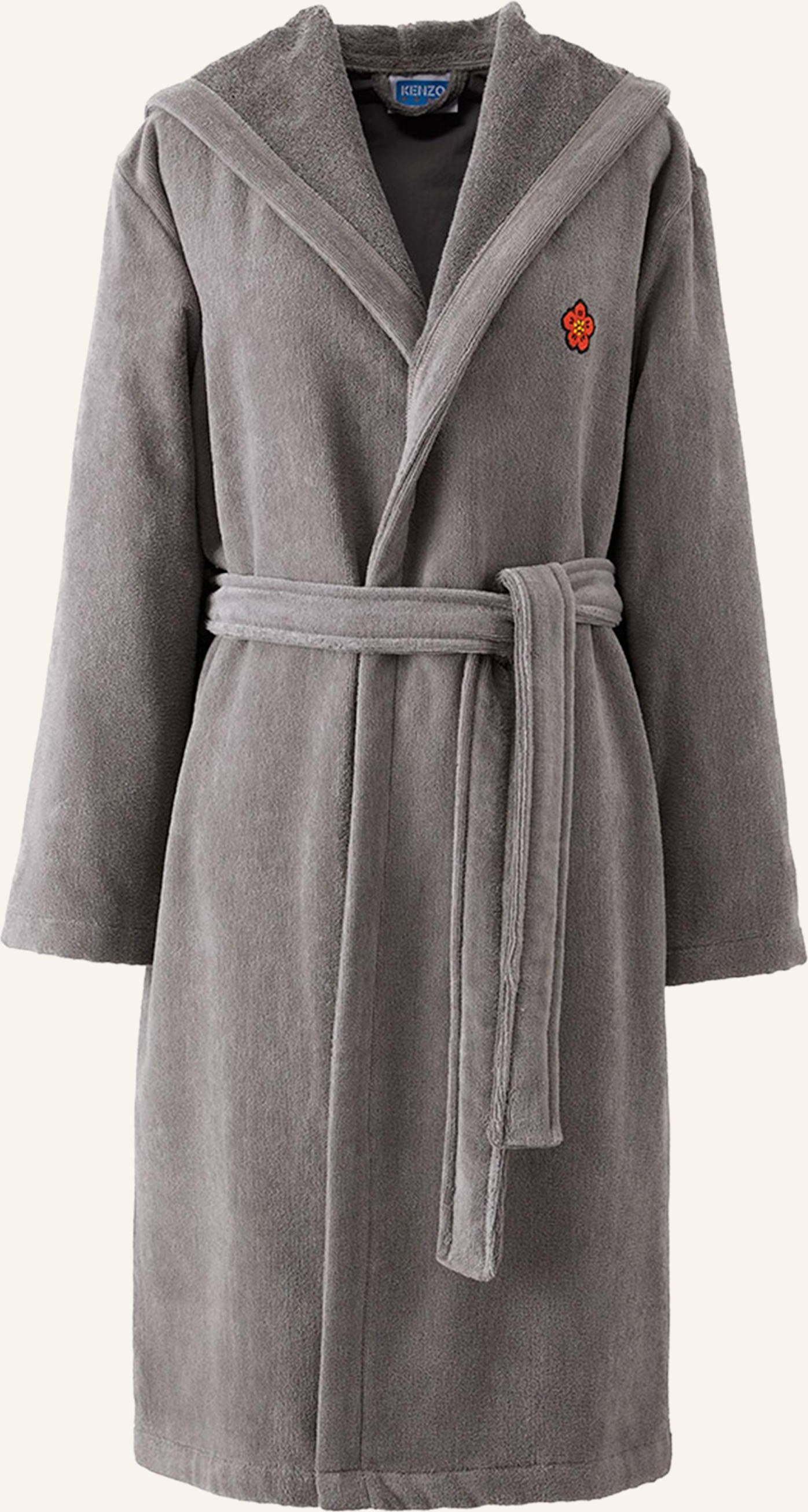 Kenzo Home Bademantel Kboke grau