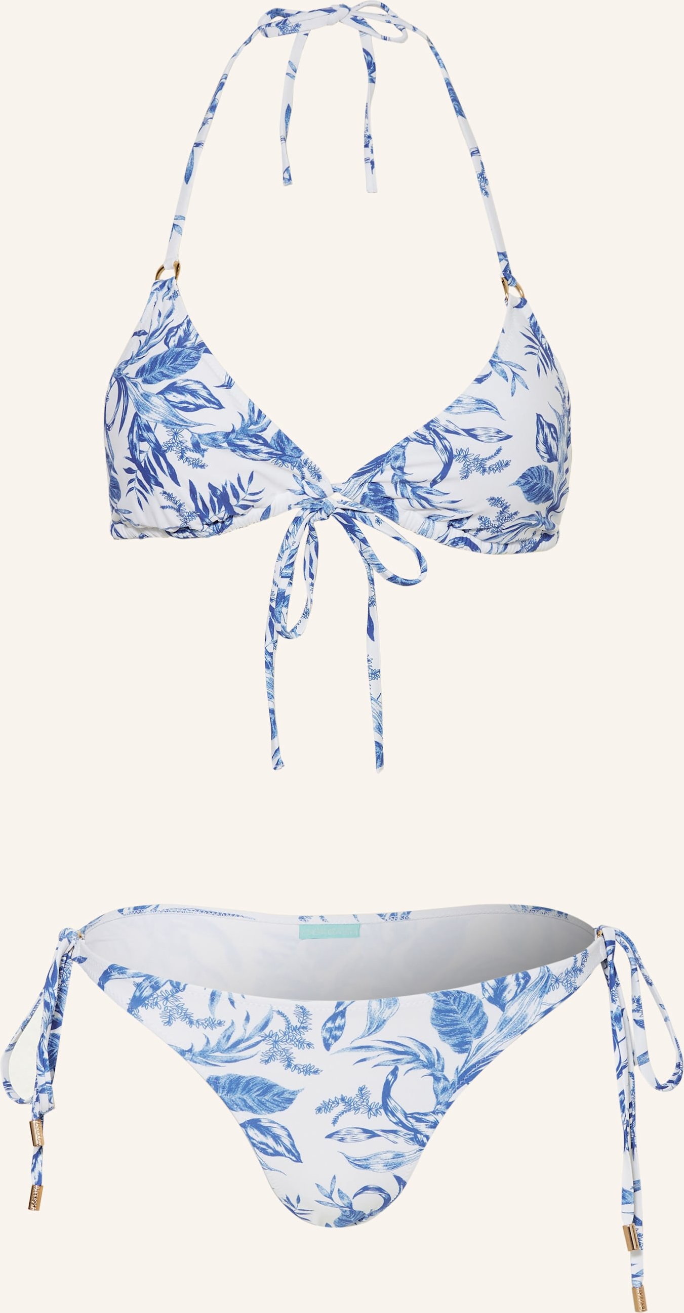 Melissa Odabash Triangel-Bikini Key West blau