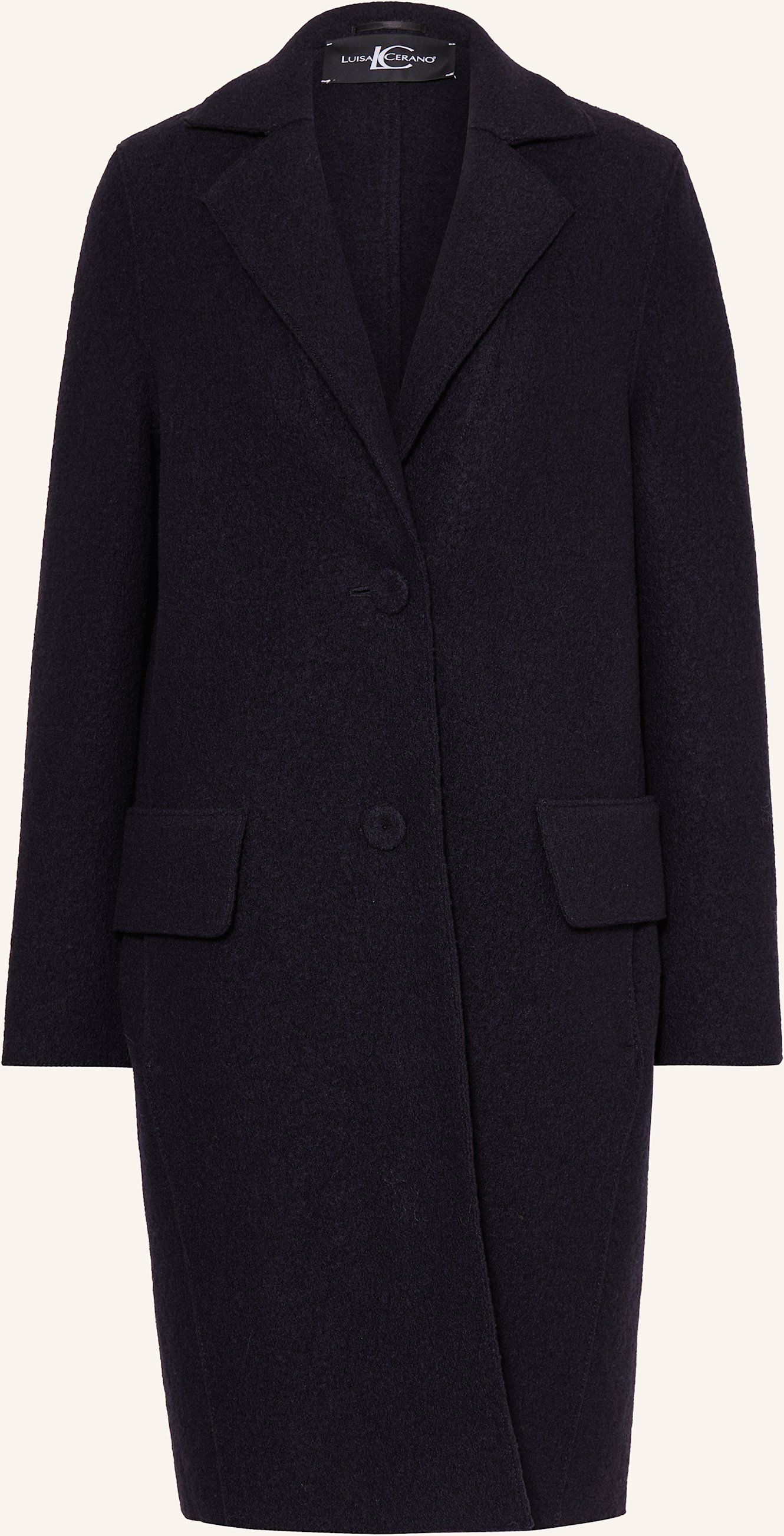 Luisa Cerano Wollmantel blau