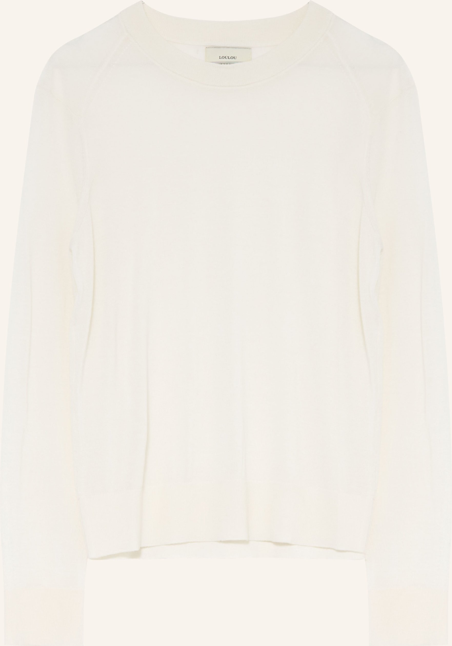 Loulou De Saison Cashmere-Pullover Ditto weiss