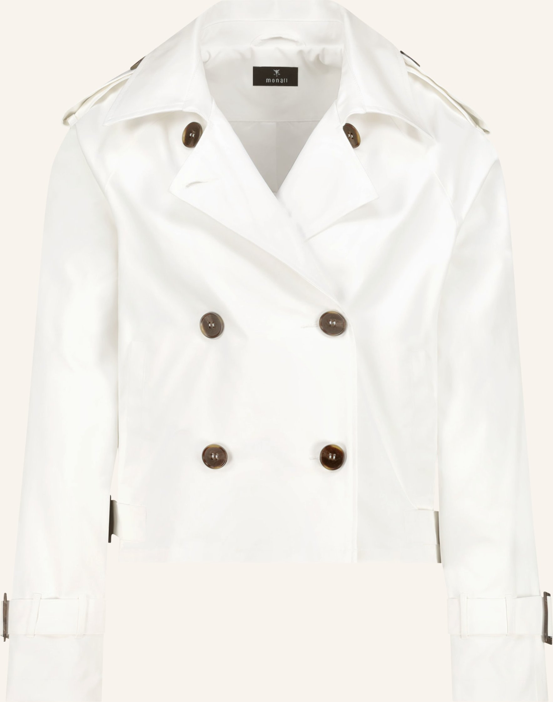 Monari Trench-Jacke weiss