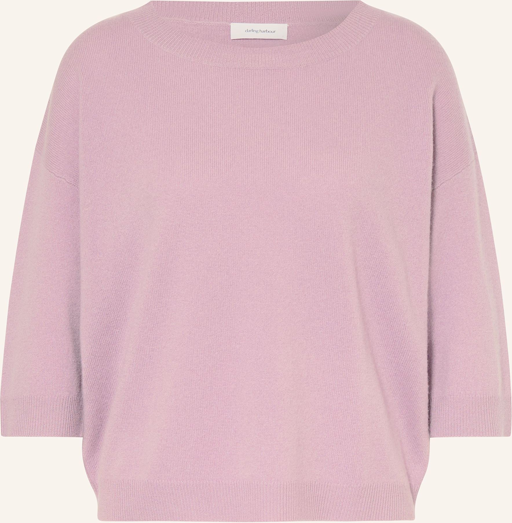 Darling Harbour Cashmere-Pullover Mit 3/4-Arm lila